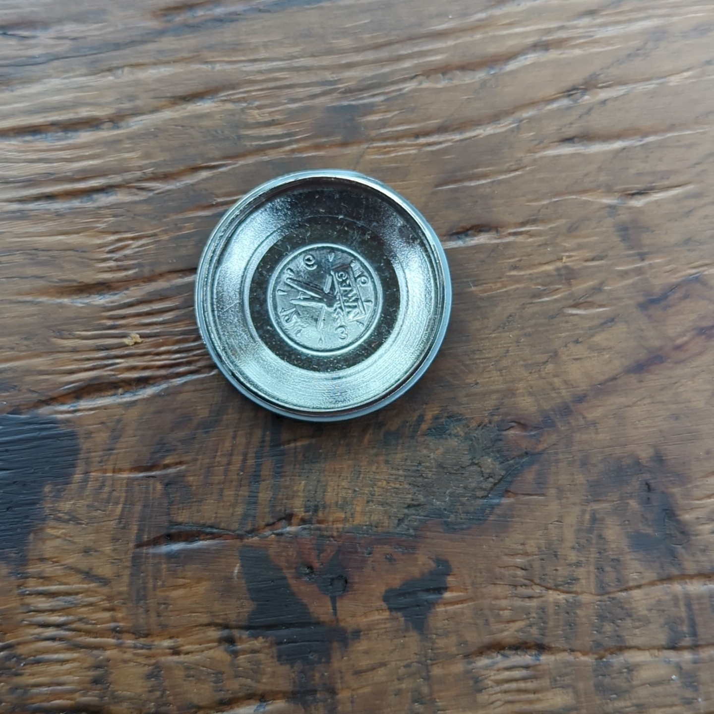 Vintage Camy Steel Swiss NOS Watch Case 36mm for 28.5mm Movement (J49)