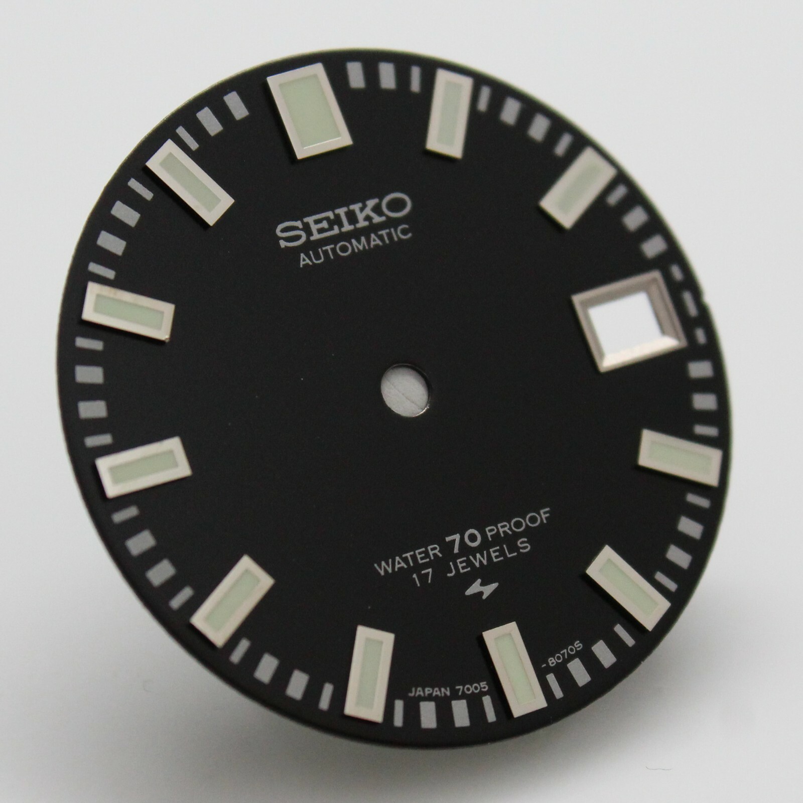 Proof Black Dial for Seiko diver 7005 8050 8052 “Poor Man’s 62MAS” Green lume