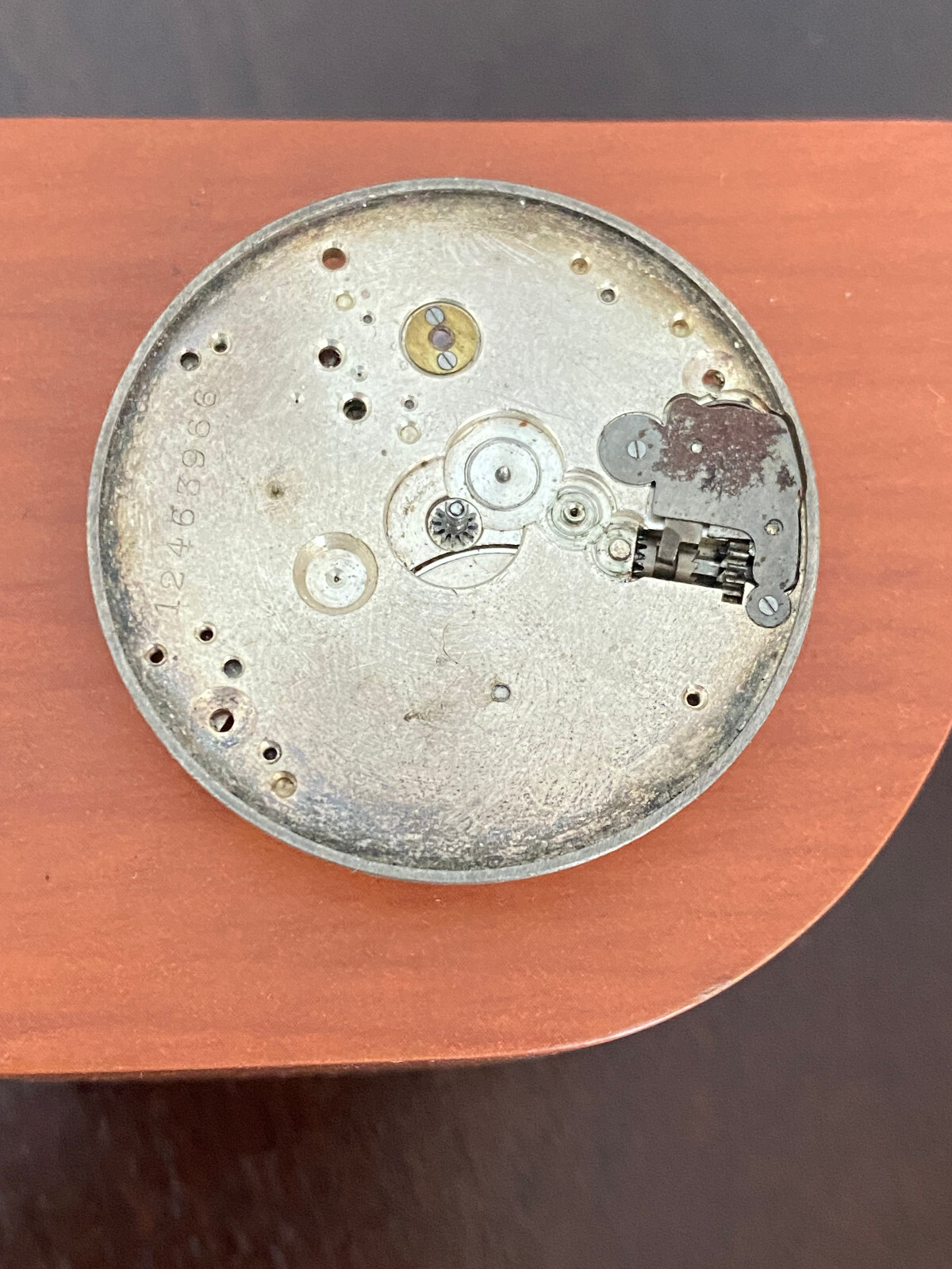 VINTAGE 39.78MM TACY WATCH CO. ADMIRAL POCKET WATCH MOVEMENT , RUNS