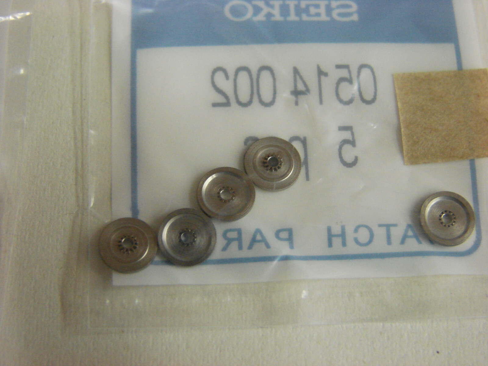 Seiko 0514002 second reduction wheel, cal 7S26 , 7S36, 7001A, 7002A, 7005+++