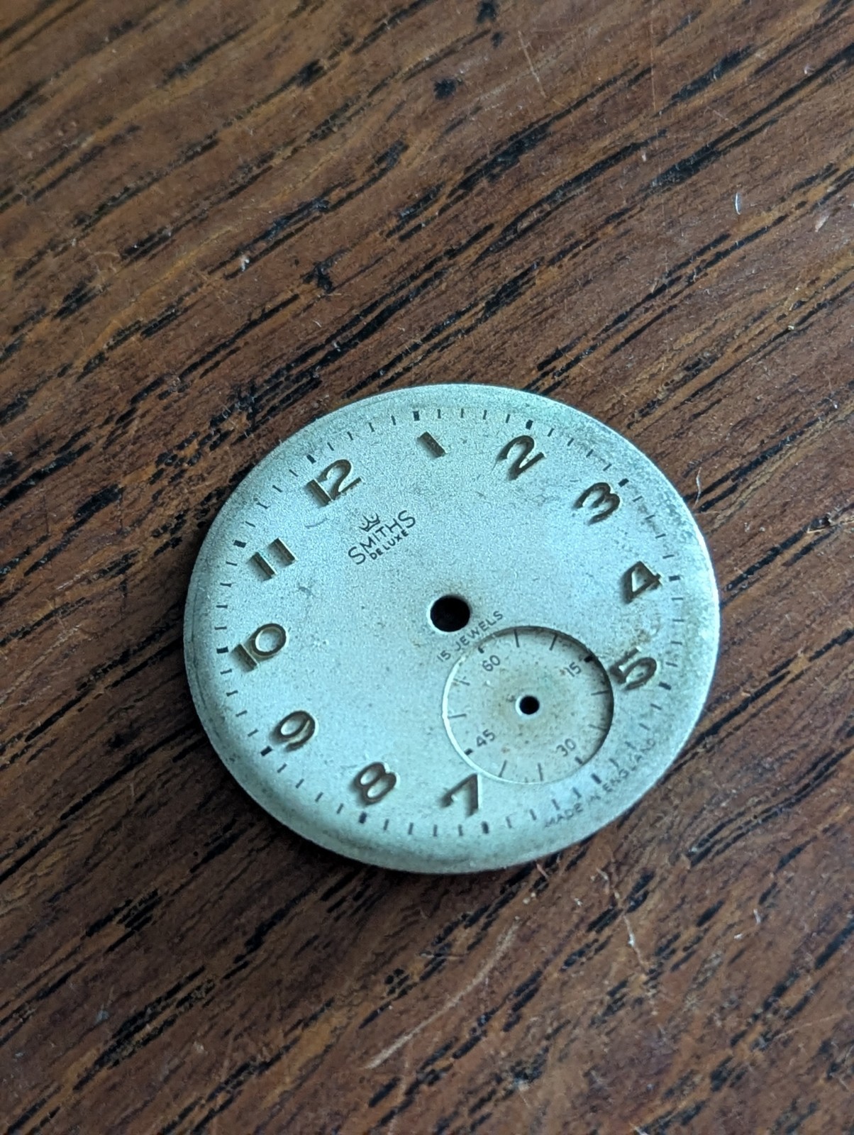 Smiths DeLuxe Watch Dial, Everest Range, Used Condition, 29mm #P23