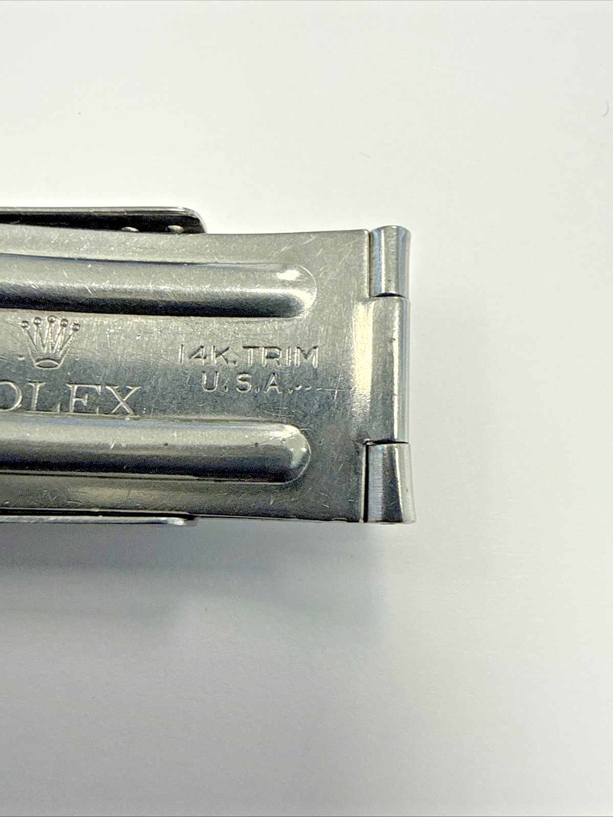 Rolex 16013 USA Jubilee Datejust Watch Band Bracelet Buckle Clasp Missing 1 Tab