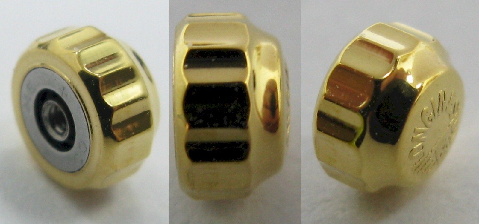 Longines crown in gold plated diameter 4.4 mm * Tap 10 *