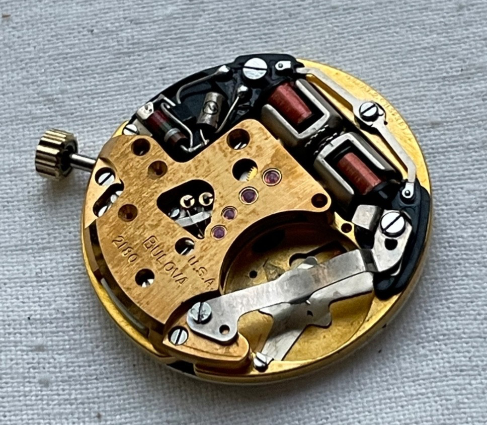 Bulova Accutron 2180 GREAT DIAL – movement for mens watch UNTESTED, lot 1505