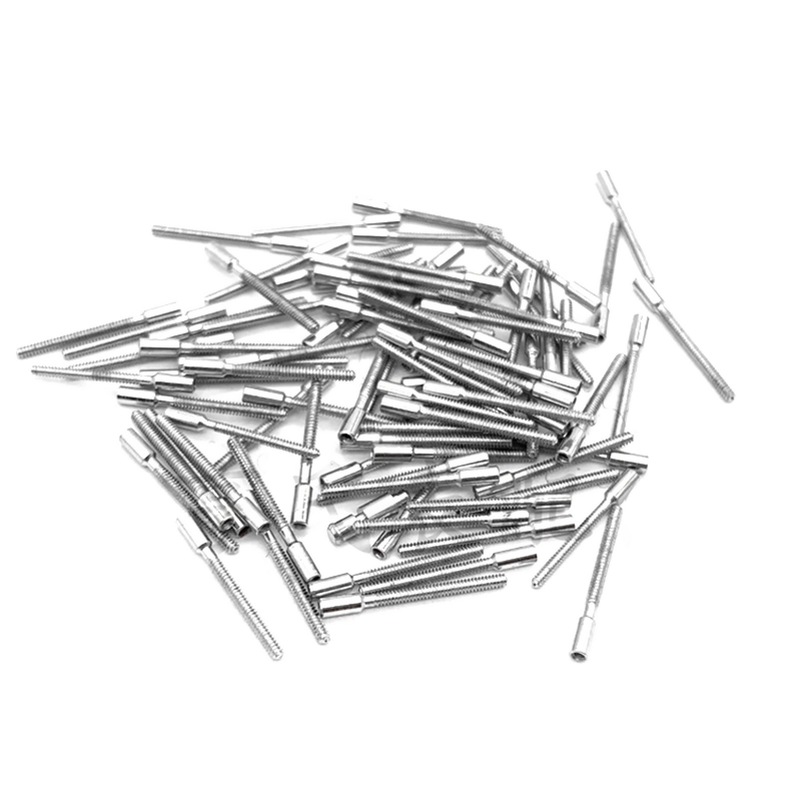 100* Stainless Steel Watch Winder Winding Stem Extensions Extenders 0.9mm