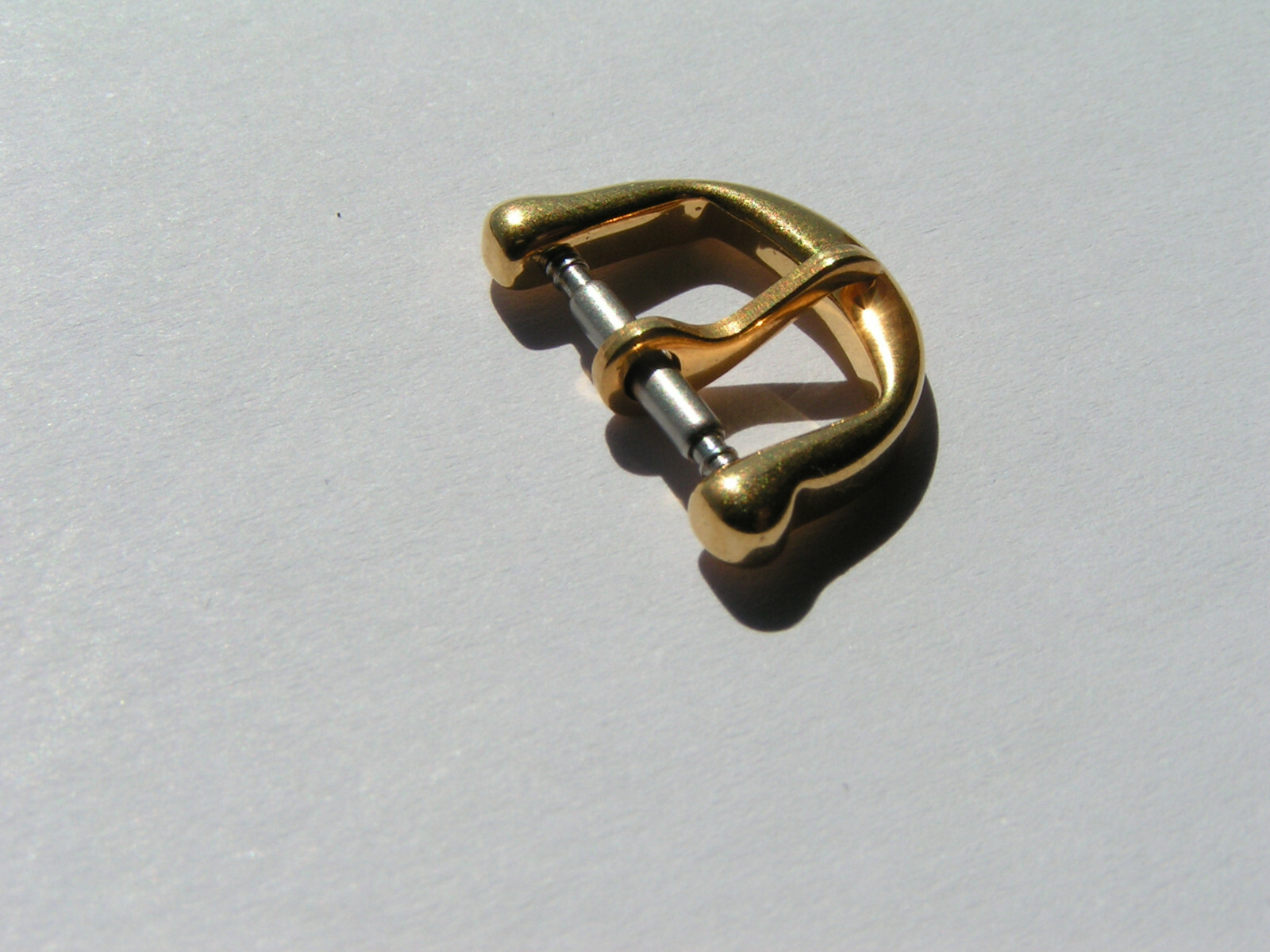 Maurice Lacroix Buckle 12mm Steel Gold plated NOS Dornschliesse I544