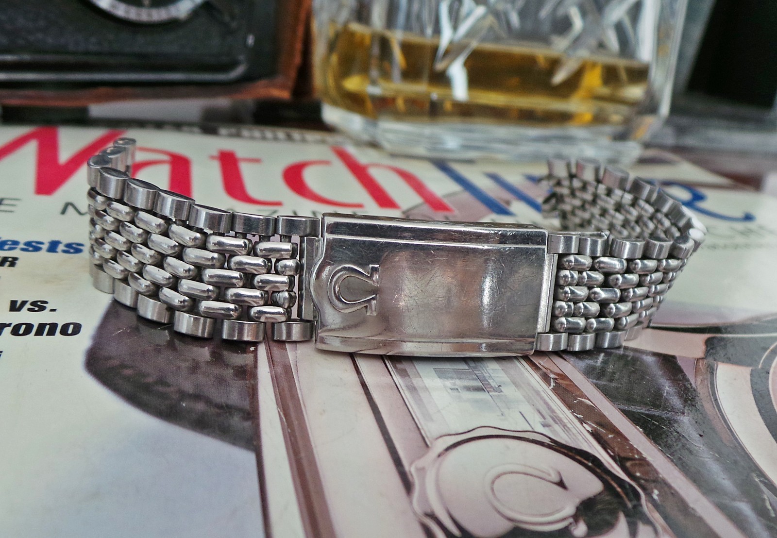 OMEGA 8220 Beads Of Rice Watch Bracelet-Rare!