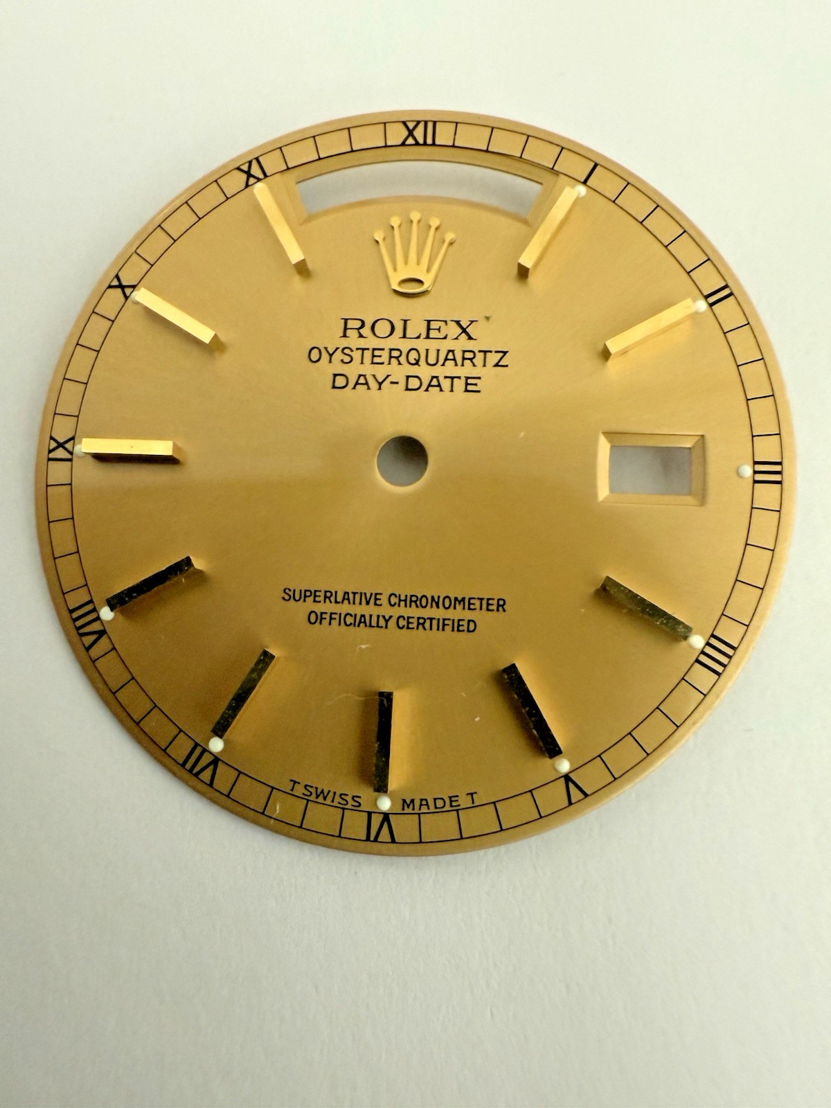 Rolex 19018 Oyster Quartz President Original Champaign Dial