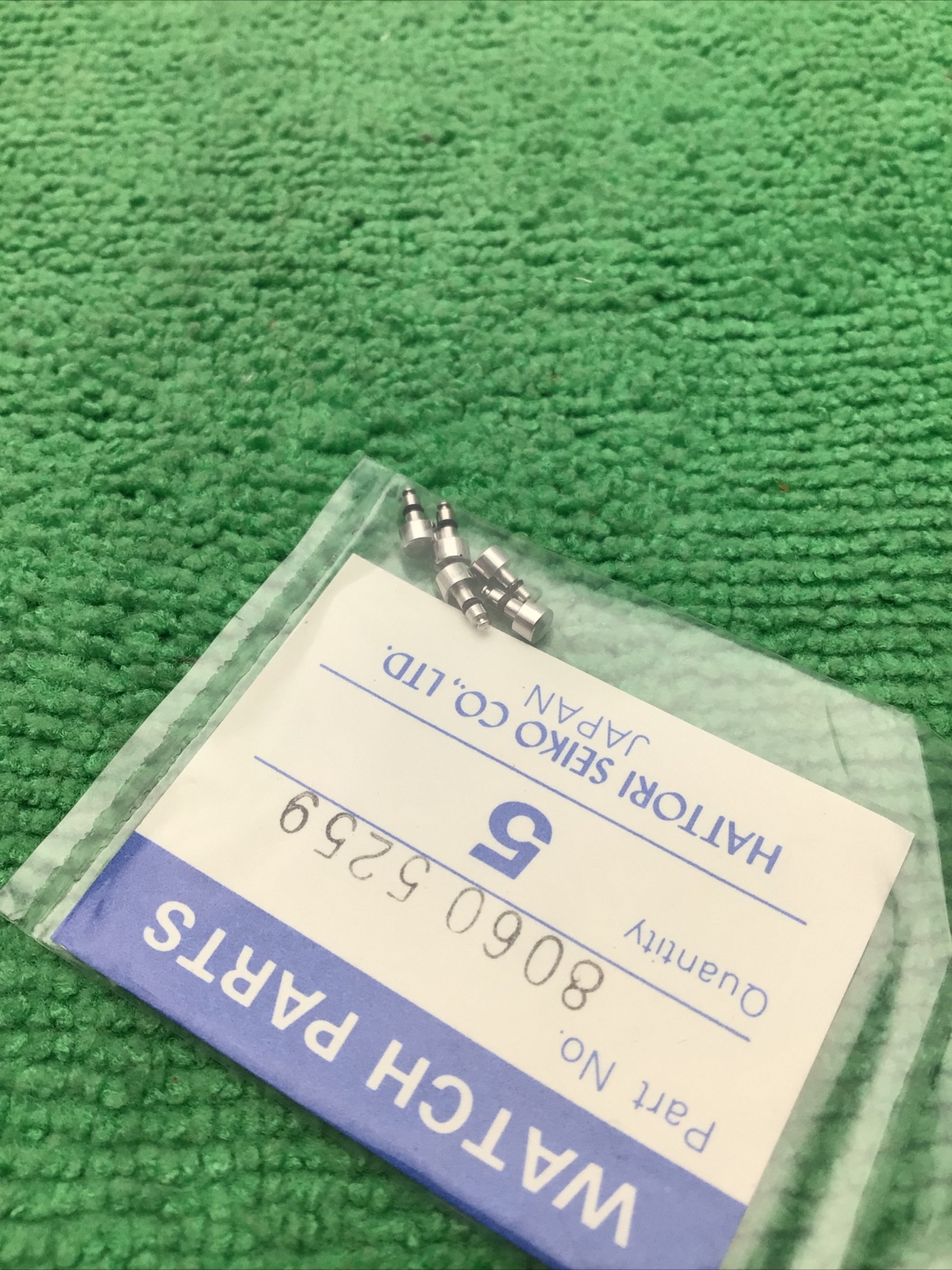 Genuine Seiko 8060-5259 Button Push Button Watch Part (1 Piece)