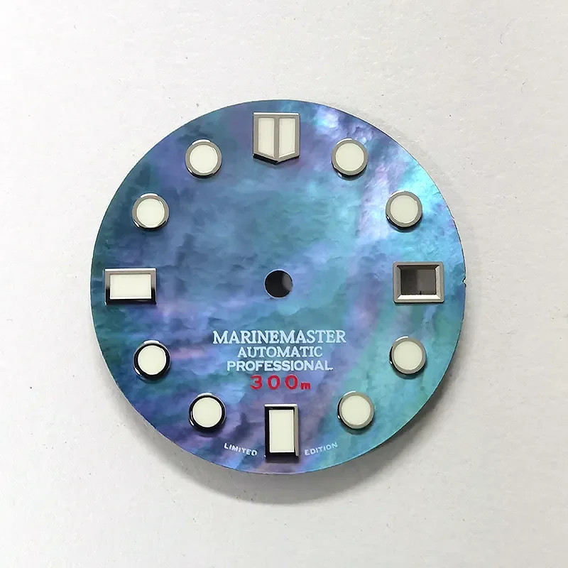 28.5mm Dial Natural Mother shellfish MOD Series BGW9 C3 Lume NH35NH36 Movement