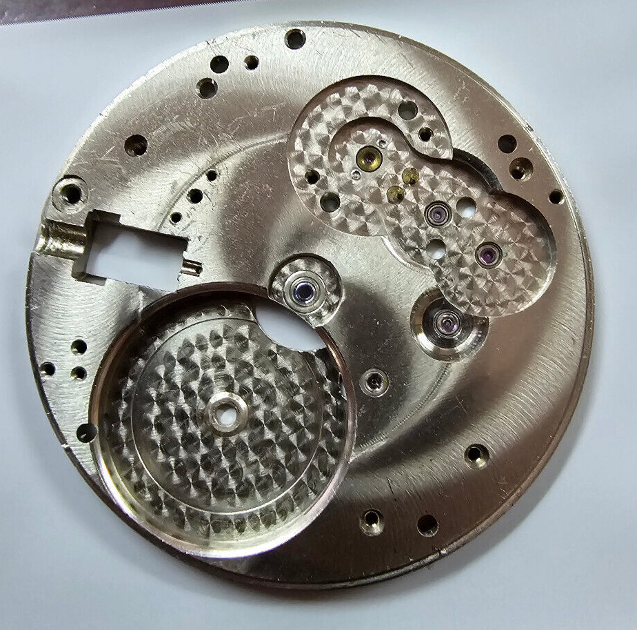 VINTAGE MAIN PLATE GOOD JEWELS FOR 16 SIZE HAMILTON GRADE 956 MODEL 1
