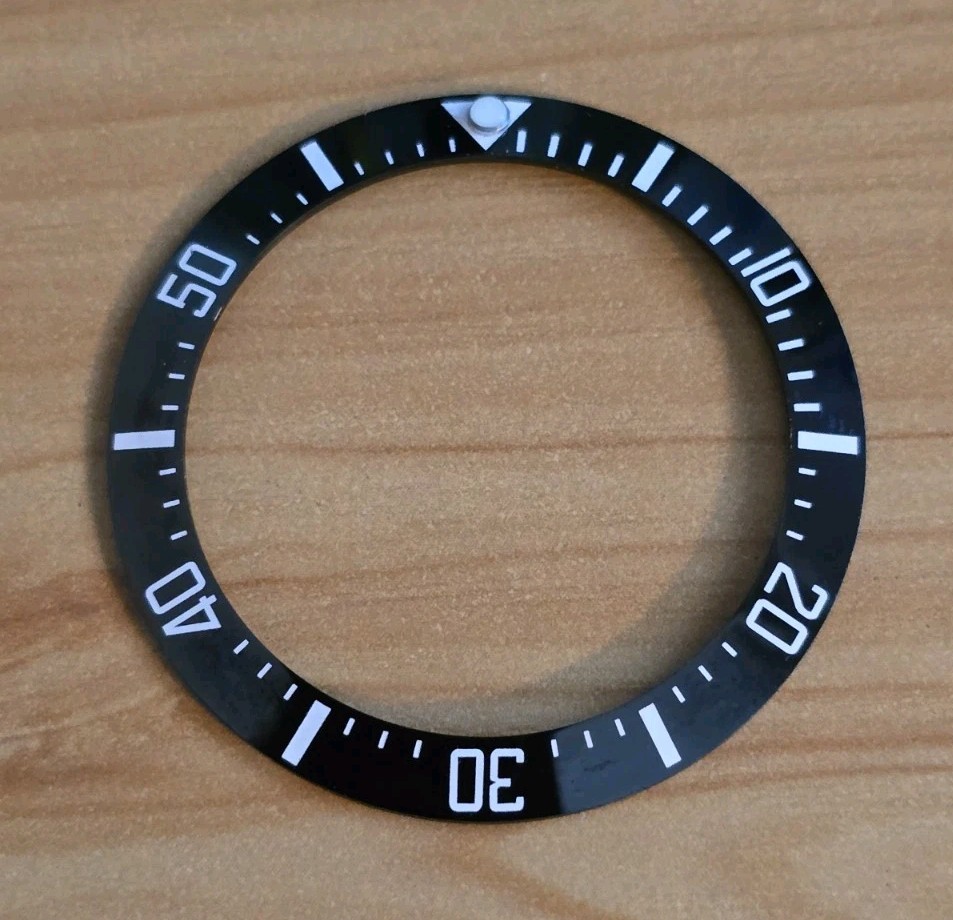 40MM X 31.5MM CERAMIC WATCH BEZEL DEEPSEA DIVE BLACK