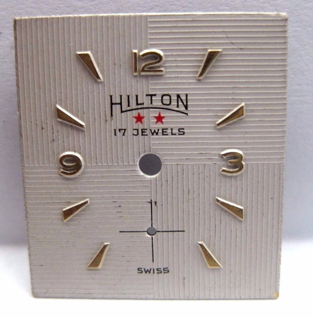 Antique Gts Hilton Dial. 22 x 19.5 mm.