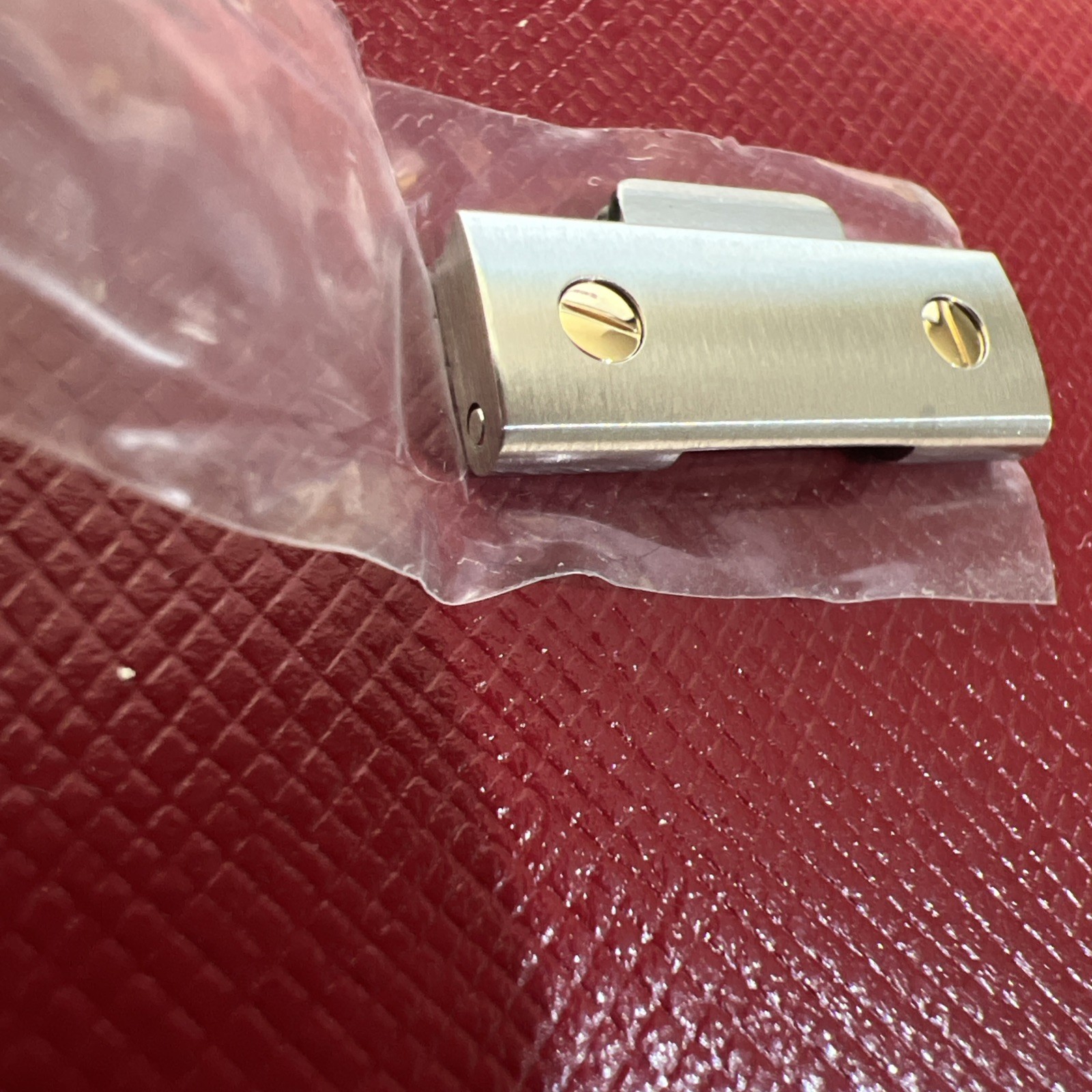 Cartier Watch Link Santos Stainless Steel 19mm NEW sealed COMPLETE Swiss Made