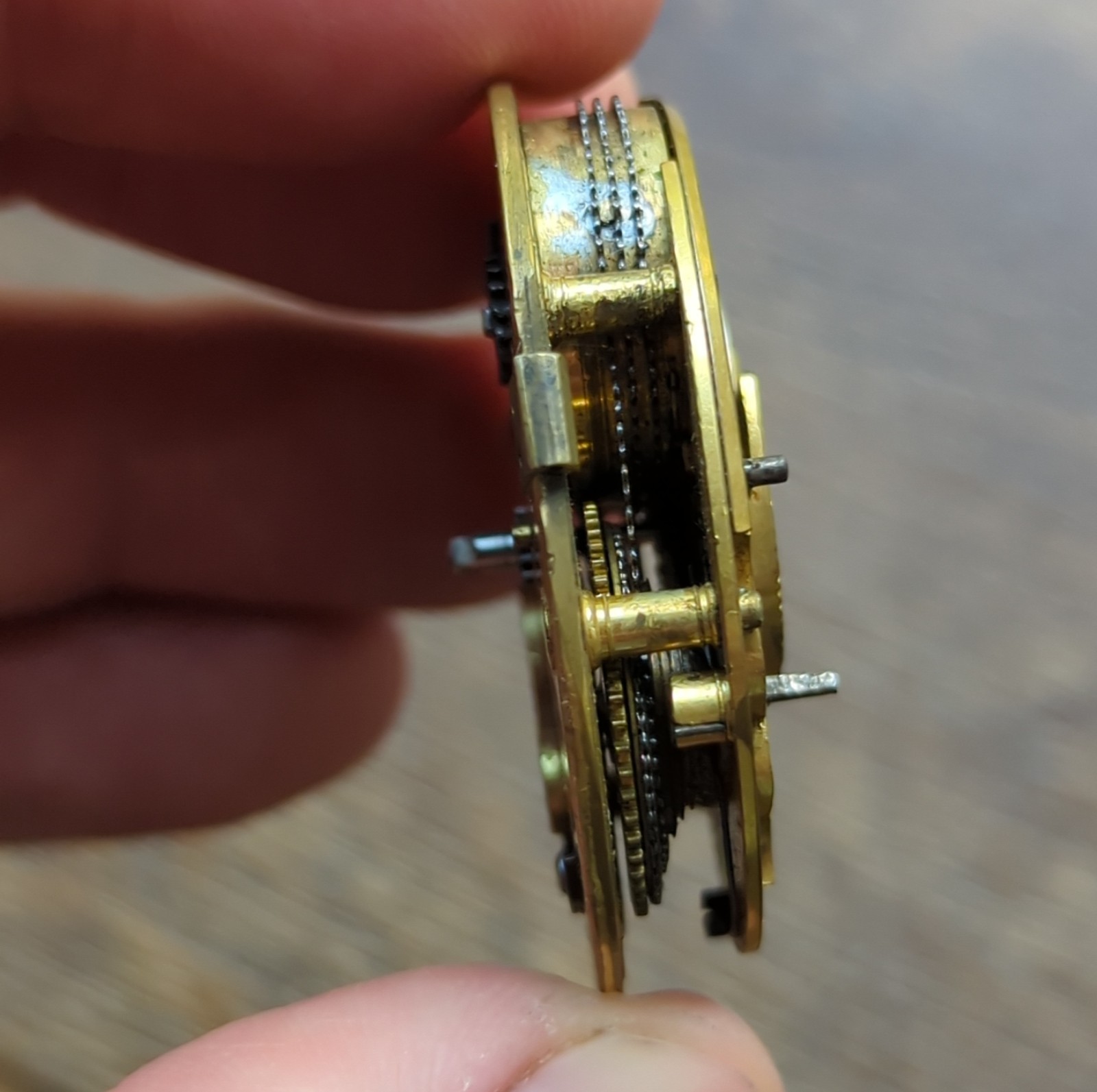 Litherland Liverpool English Rack Lever Pocket Watch Movement (AT47)