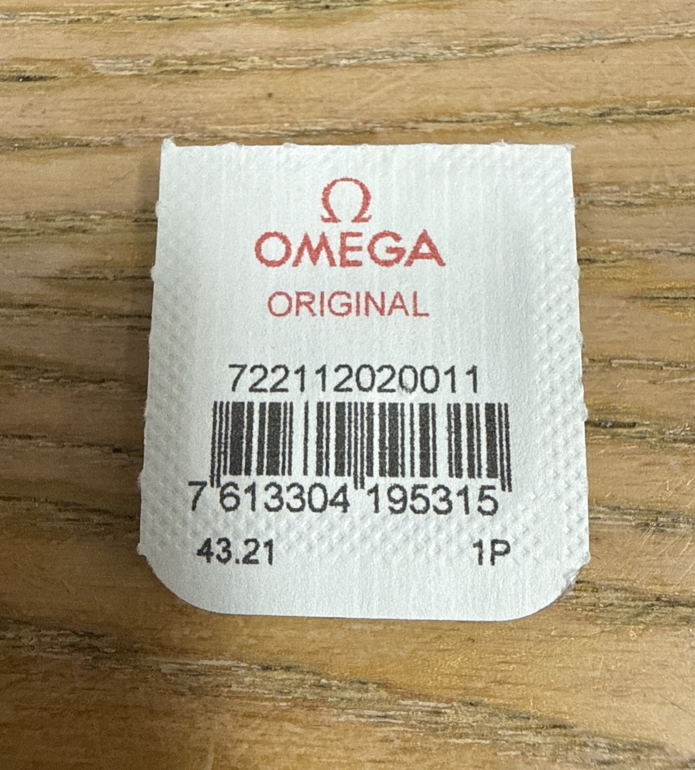 Genuine Omega 1120 Barrel Complete With Mainspring Sealed