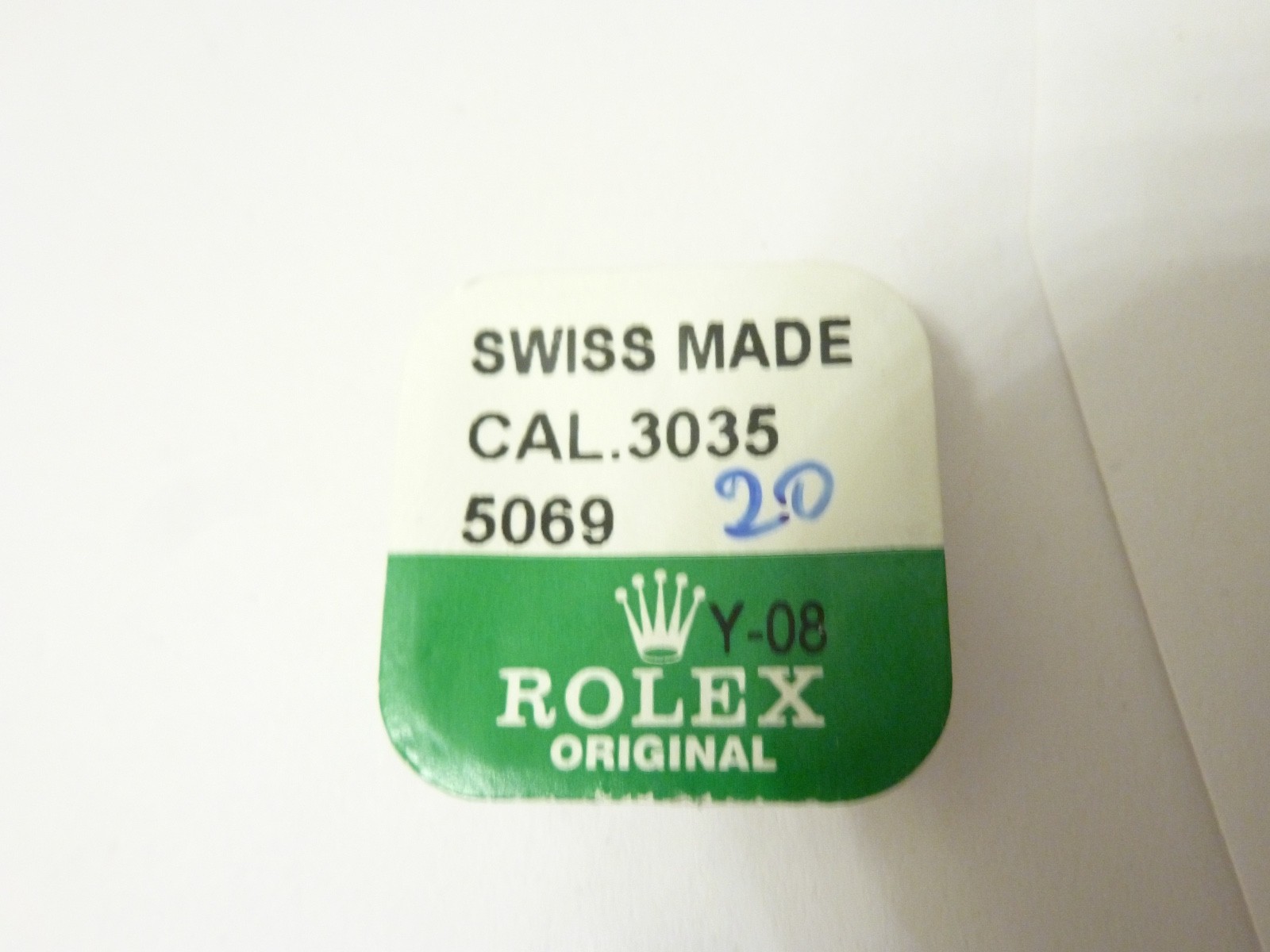 Genuine Rolex 3035 5069 Drive Wheel For Ratchet Wheel Watch Part NOS Package