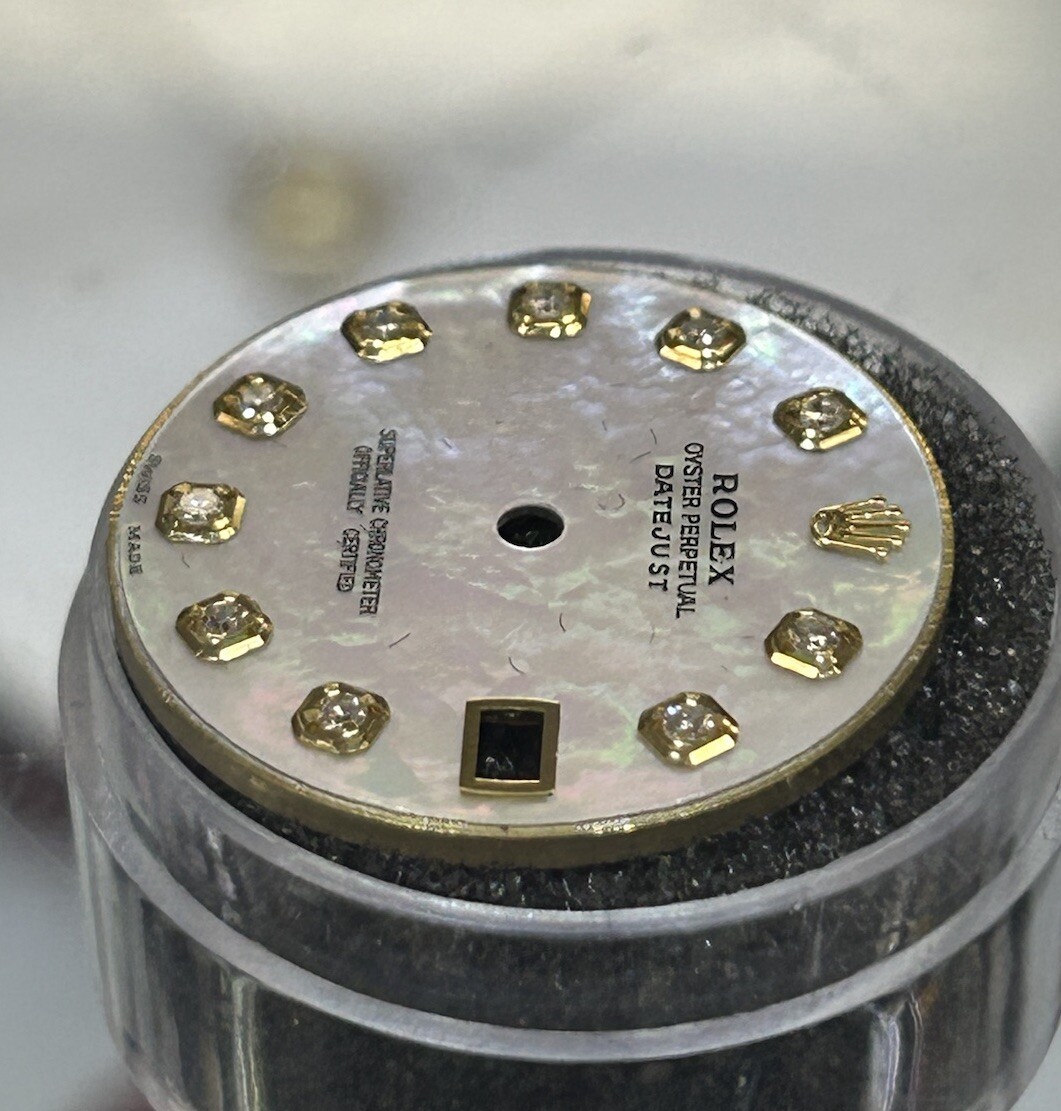 Rolex MidSize Datejust/President Custom MOP Diamond Dial For 68273 68278 178273