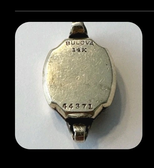 Bulova 14K Watch Case Vintage Solid Gold Scrap 3.2g 14kt