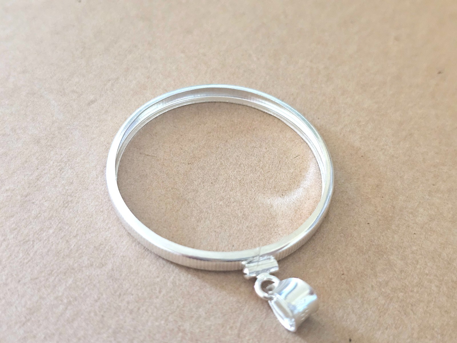 925 Sterling Silver Screw Top Simple Bezel for 38mm 1 Dollar Coins