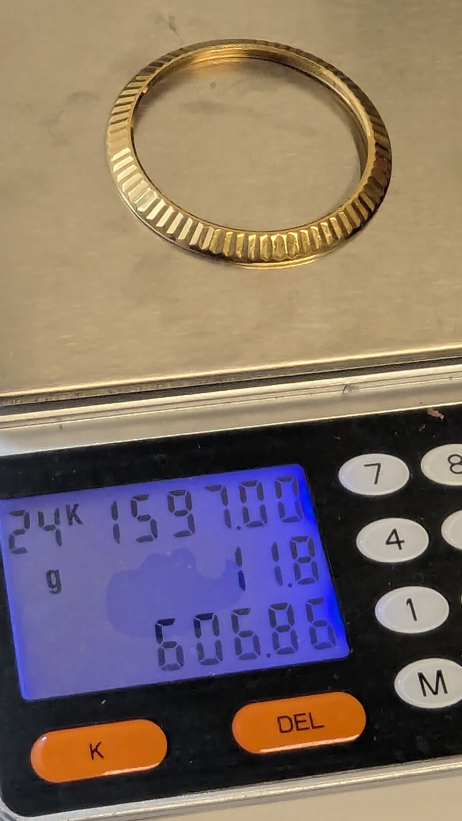 Bezel For 40MM Rolex President 228238, 228398, 228348 18KY Real Gold