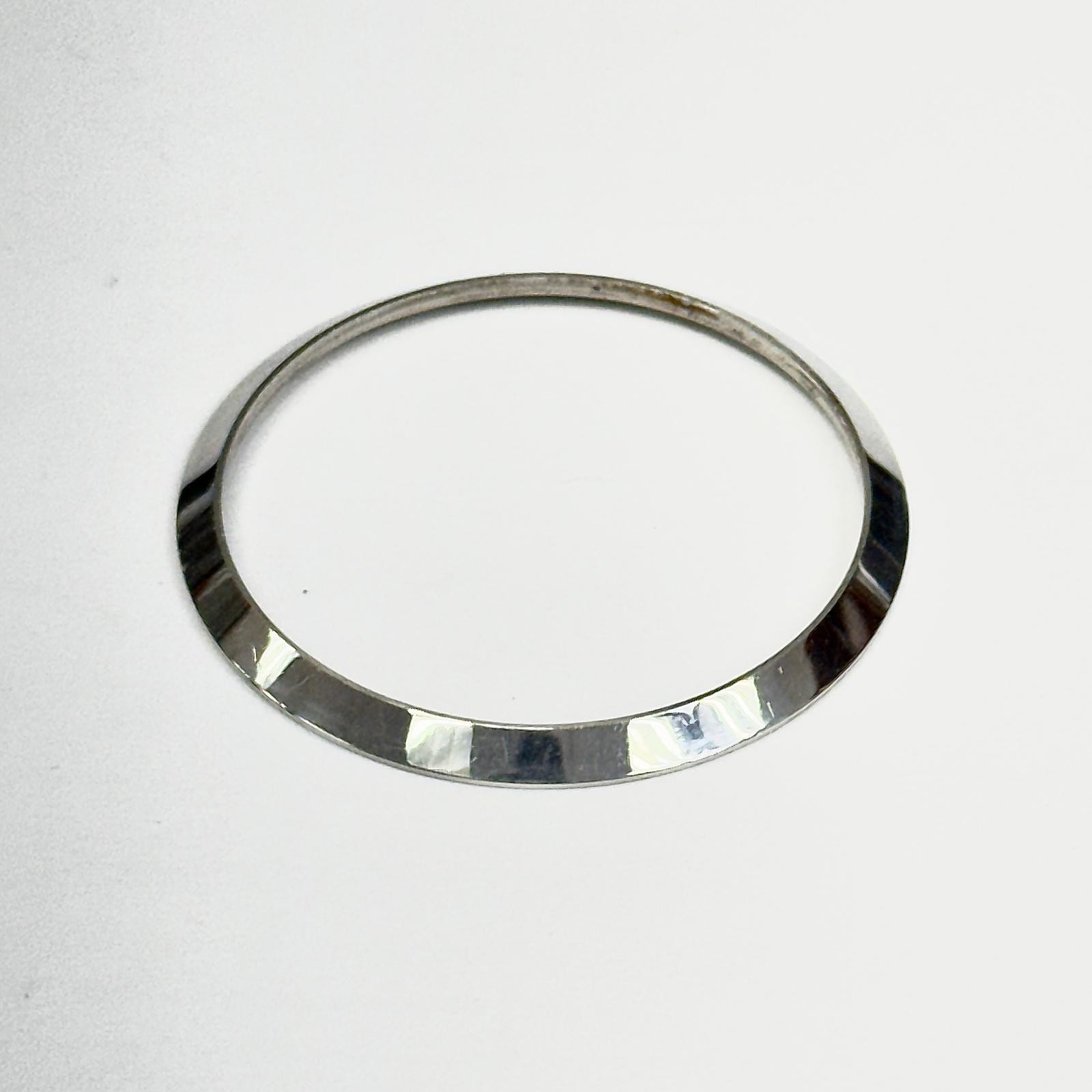 ROLEX ORIGINAL AUTHENTIC SMOOTH BEZEL FOR 34MM STAINLESS STEEL W/ STEP/GROOVE