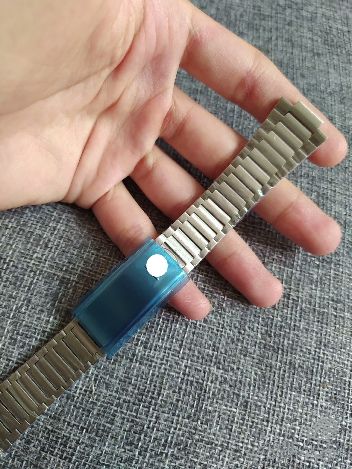 FOR Omega 22mm/11mm Stainless Steel Gents Watch Strap Band Brecelet