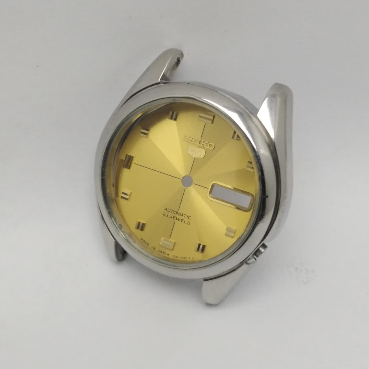 Seiko 5 Automatic 7S36-00X0 Japan Men’s Watch Case and Dial Only For Parts