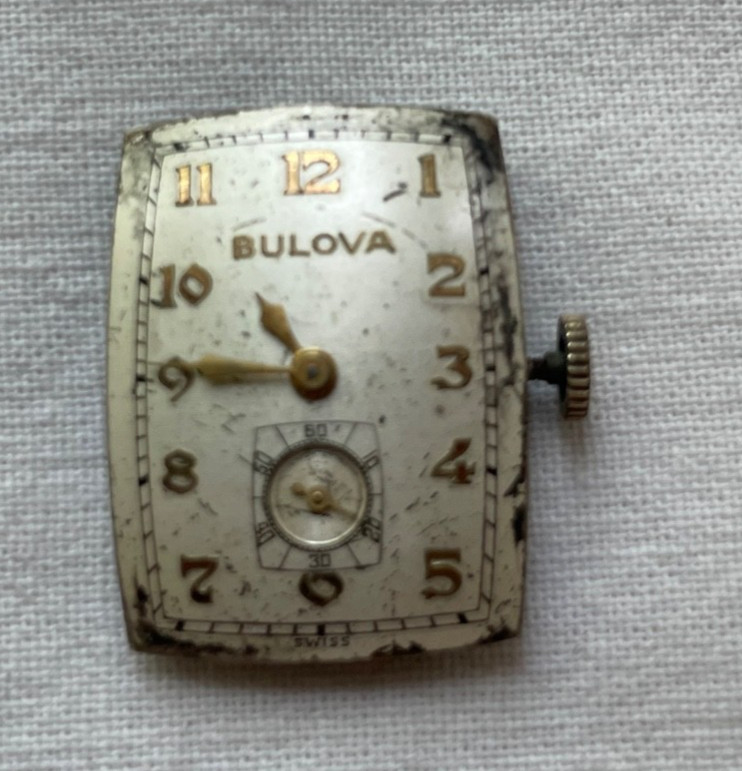 Bulova 8AH – movement for mens watch RUNS, lot0308