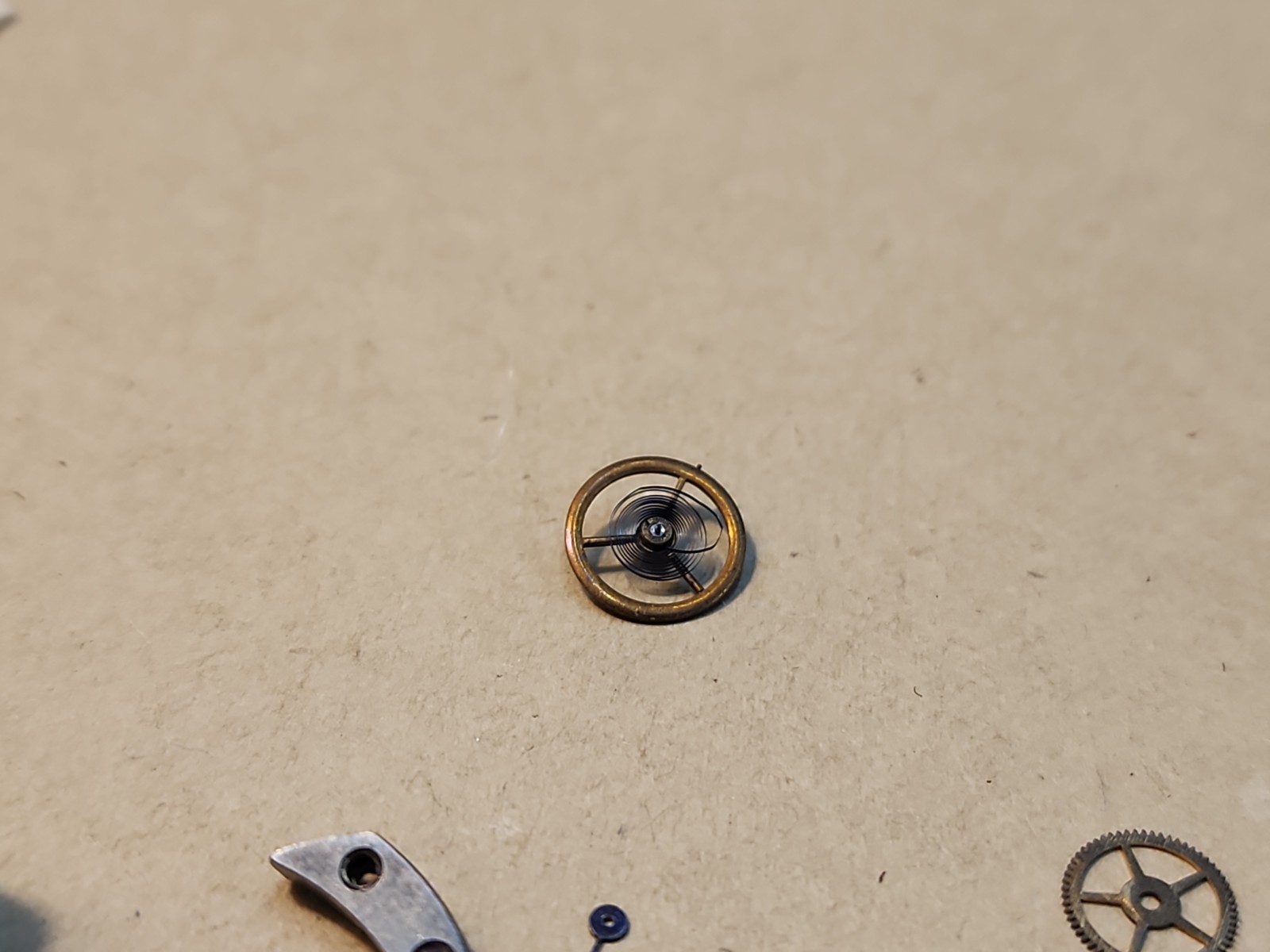 Lot Of Mixed AS? 10-1/2L Watch Parts-Plates, Bridges, Wheels, Dial-Parts Spares
