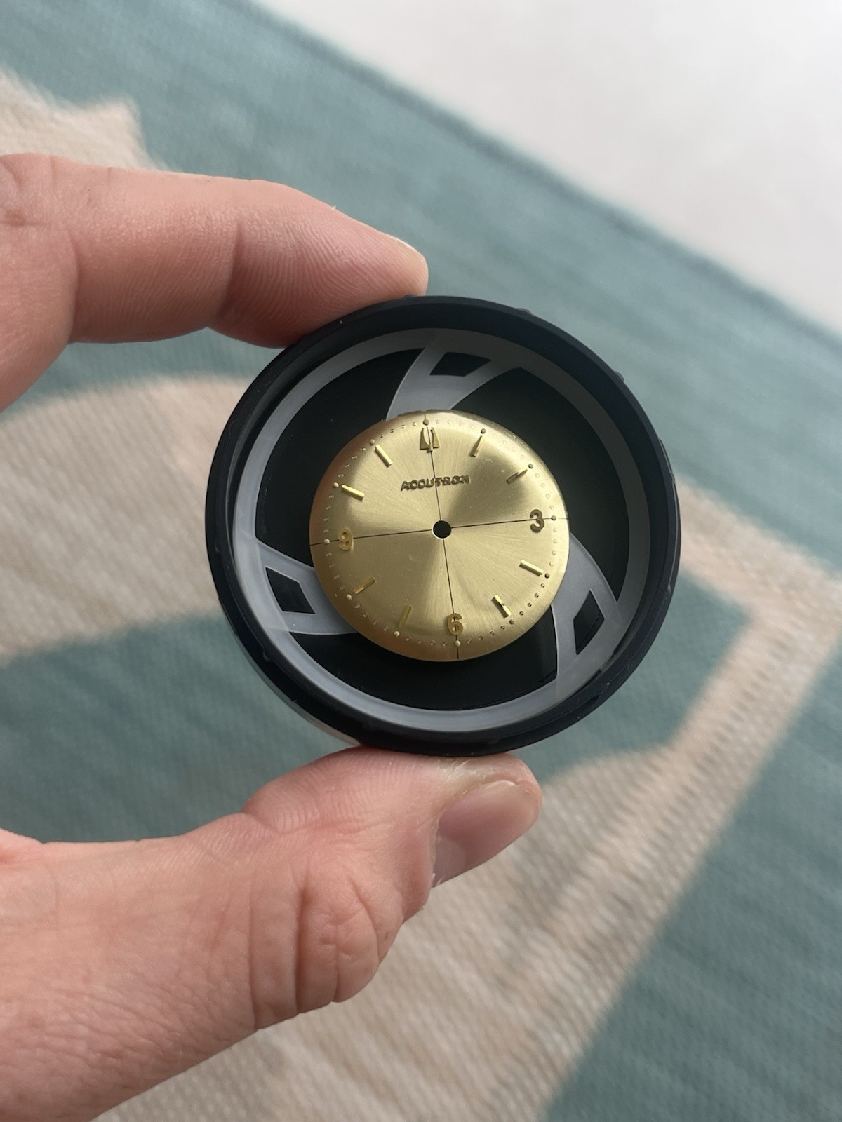 Accutron 214 Champagne Cross Hair Dial (010)