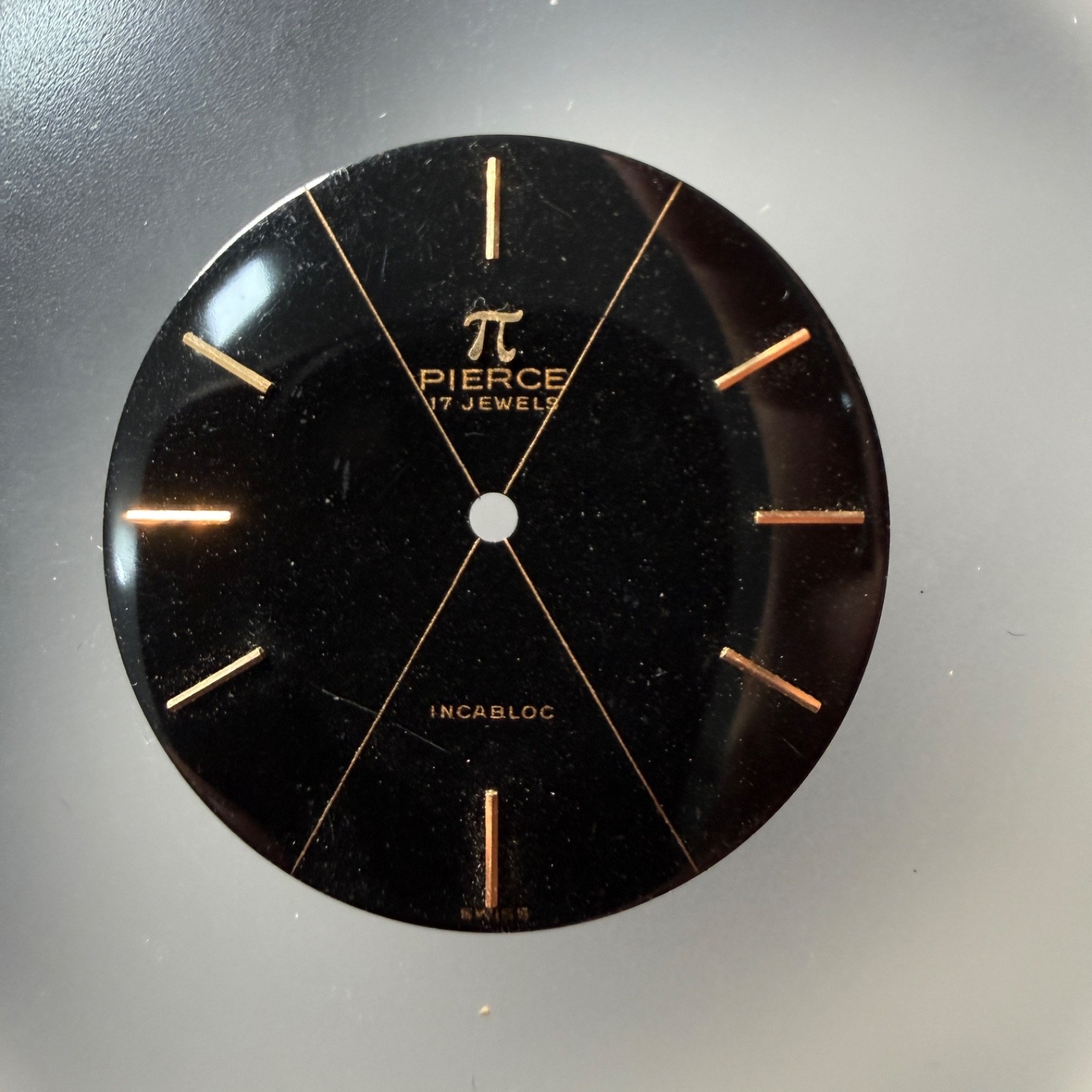 Pierce Watch Dial 30.4Mm Sector And Gilt