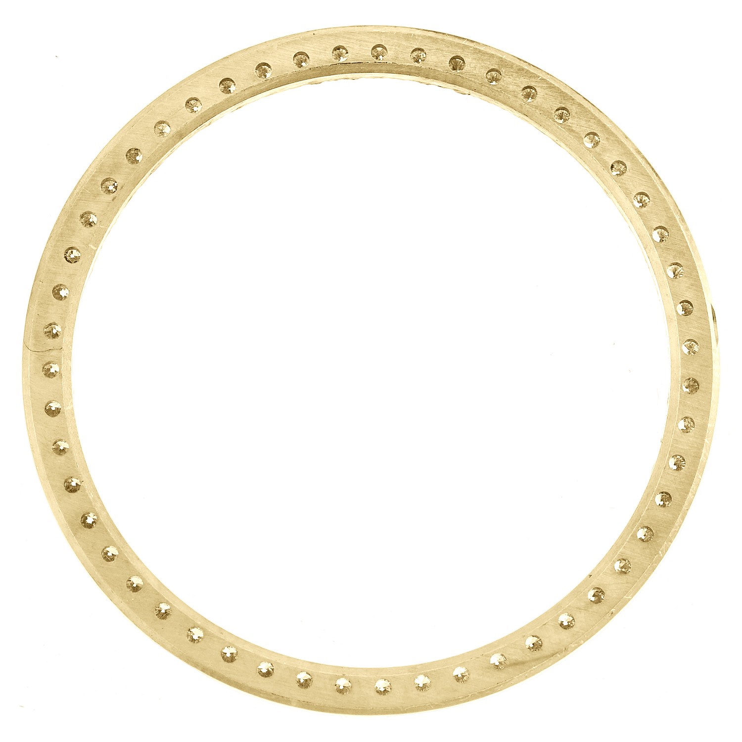 10K Yellow Gold Custom U-Cut Diamond Bezel For Rolex Day-Date 36mm Watch 1.30 CT