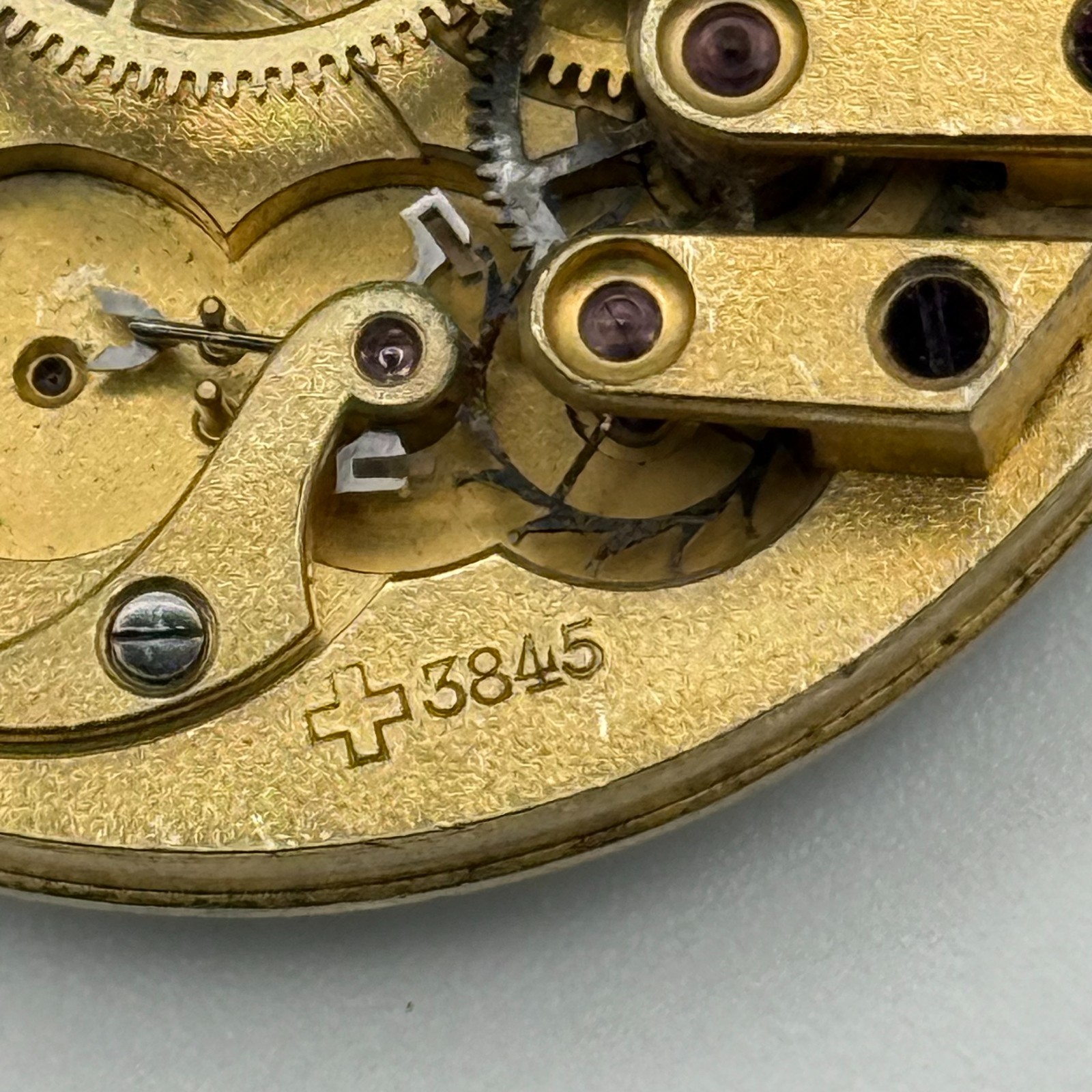 Louis-Ulysse Chopard Pocket Watch Movement – Patent 3845 – From 1891 – For Parts