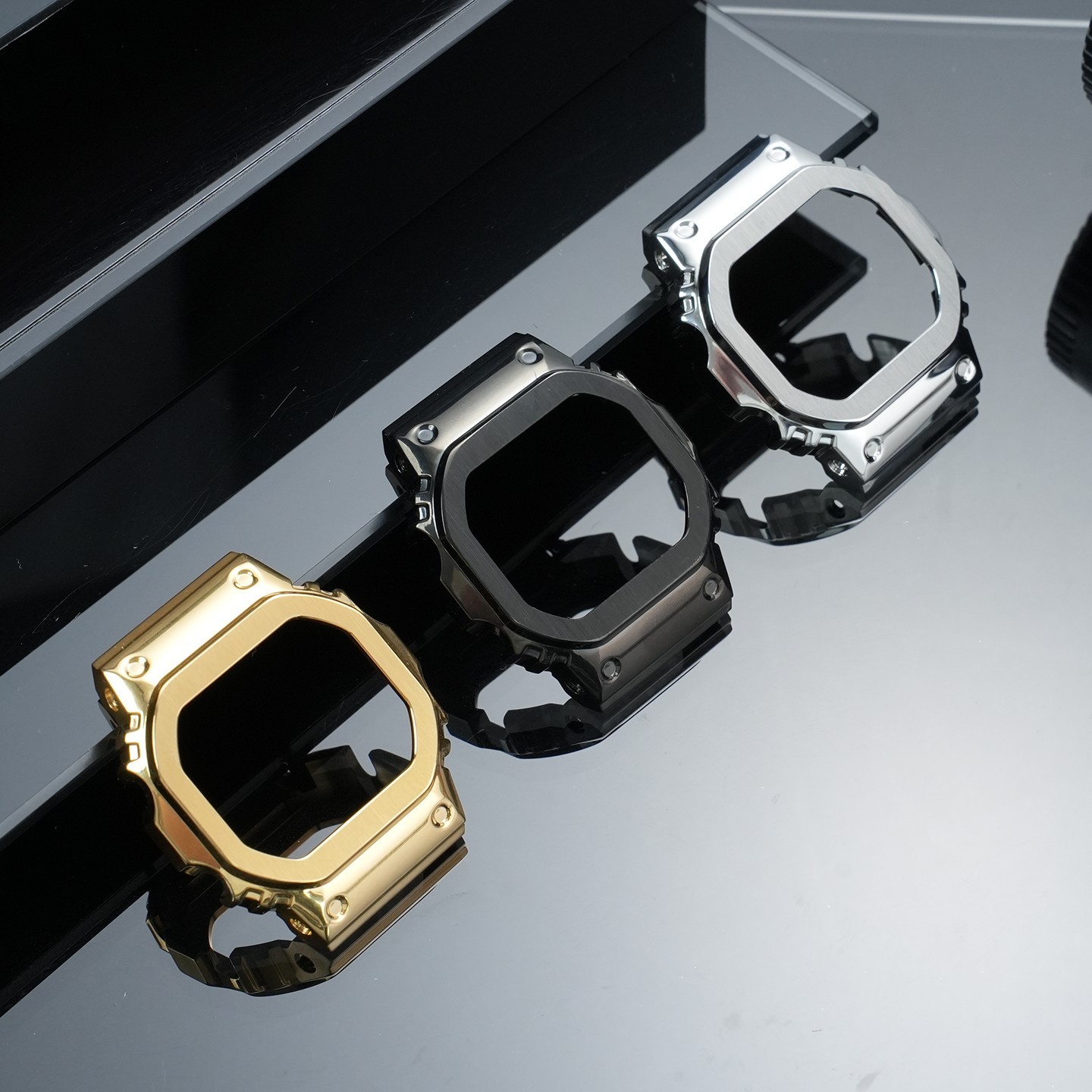 For Casio DW5600 GW-B5600 GW-M5610 GM5600 Metal Watch Case GW-B5600 Steel Strap