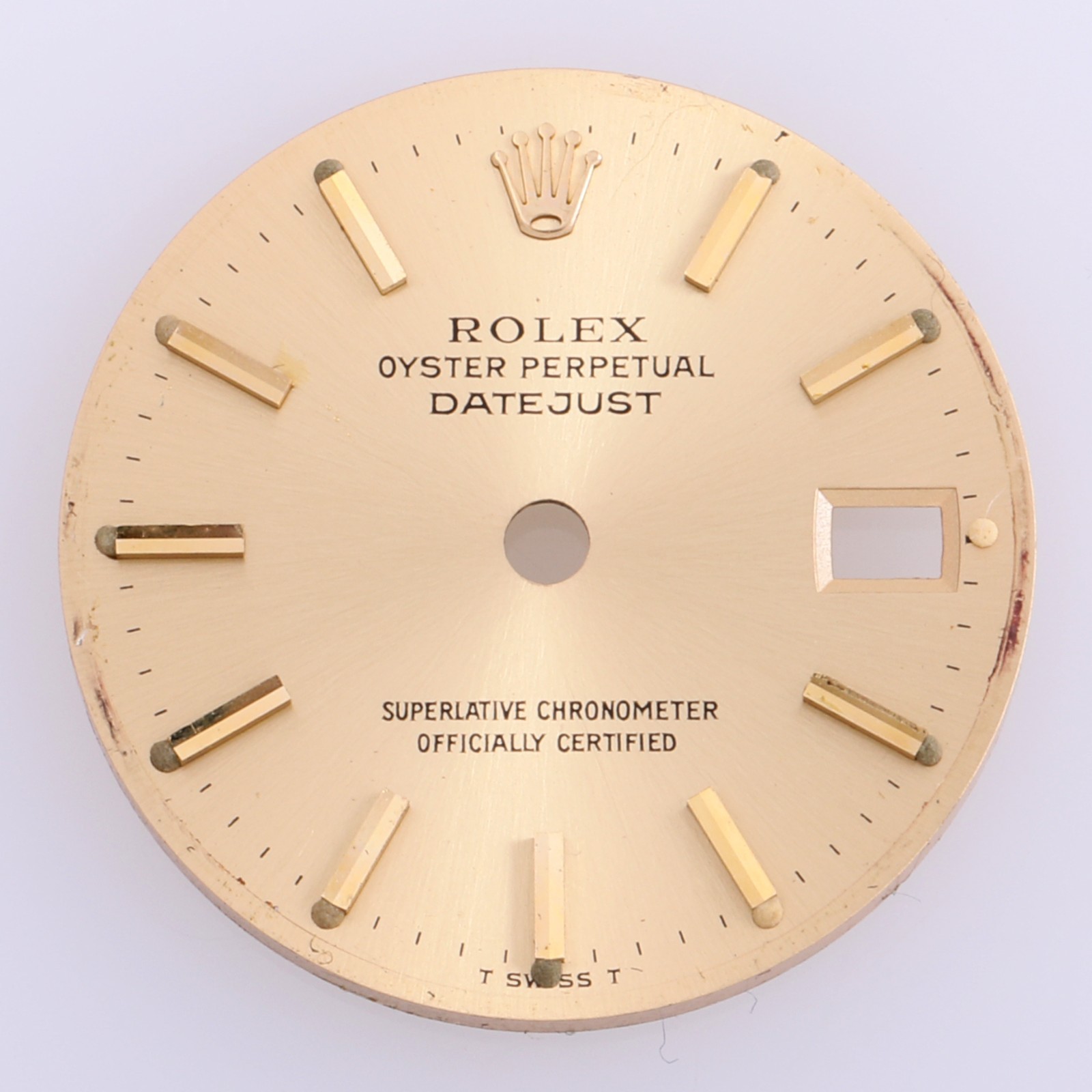 Rolex Lady Datejust 26mm Champagne Stick Dial TSwissT 6917 69173 69178 #J50