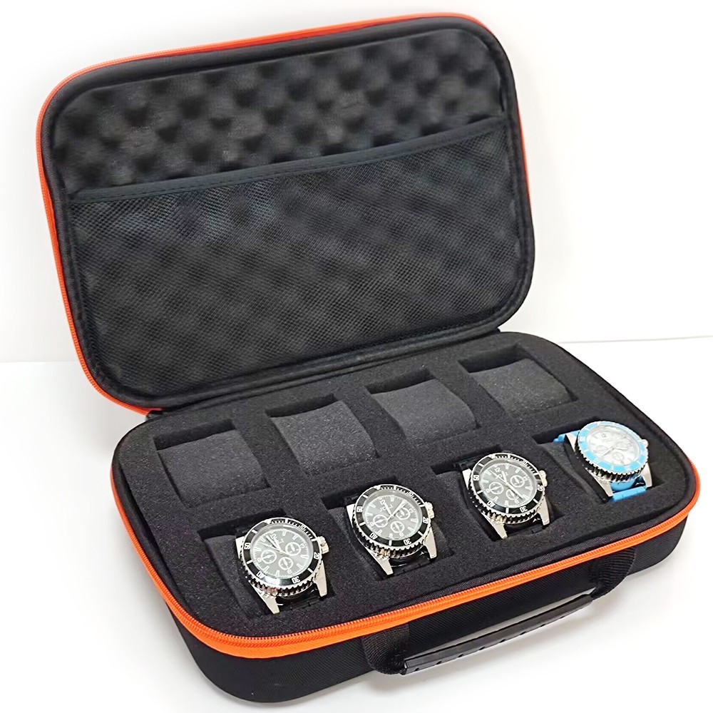 Watch Bag 8Slot Watches Storage Box Shock Protection Wristwatch Display Case