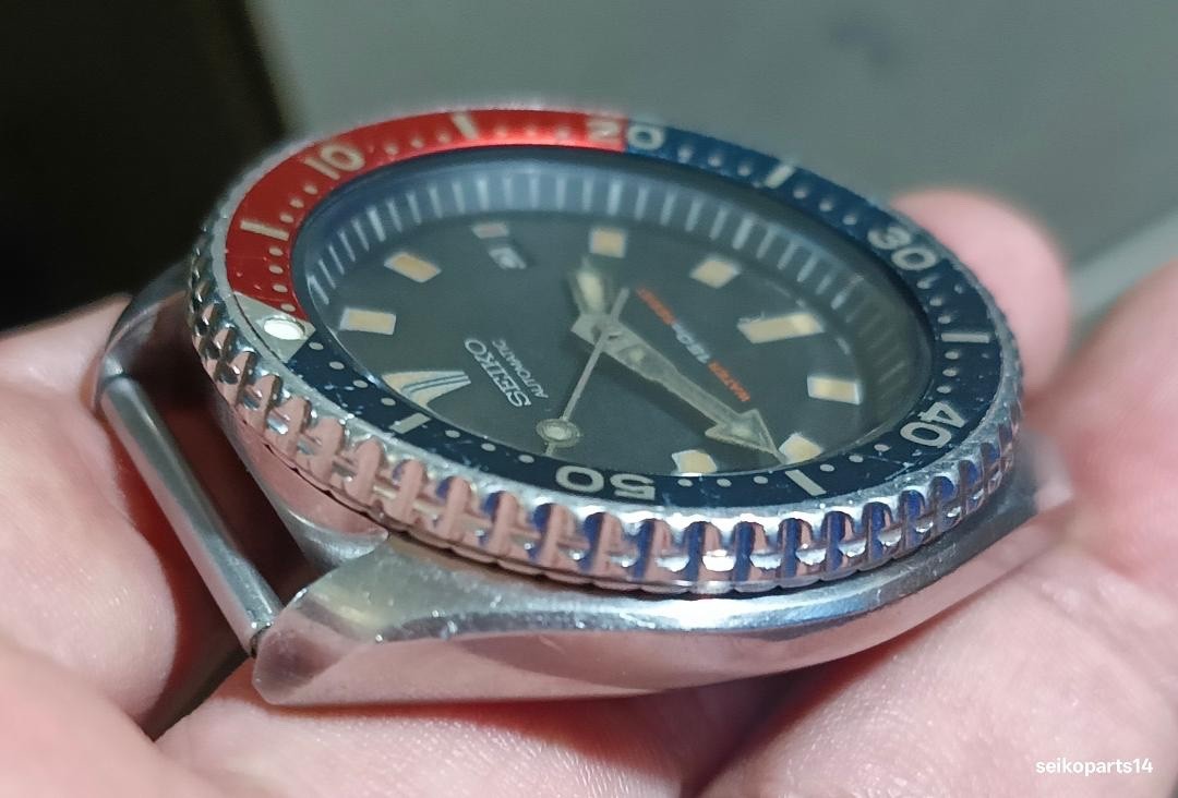 ALL ORIGINAL SEIKO DIVERS 150m DIVER PEPSI 7002-700A YEAR 1990 DEC. ART PATINA