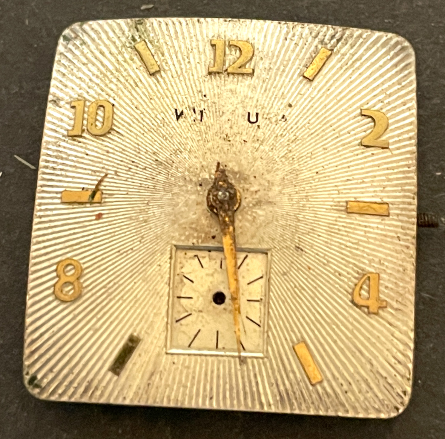Vintage Wittnauer Cal 76/3 Revue Men’s Watch Movement Good Balance 17j Swiss