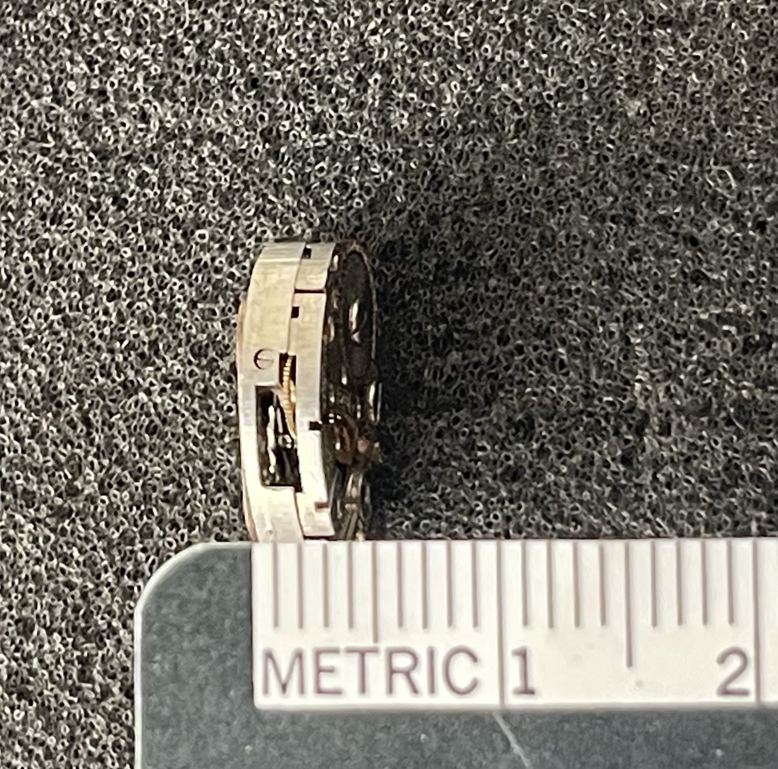 Bulova 5AB Watch Movement – 17 Jewels – For Parts or Repair – TM2563