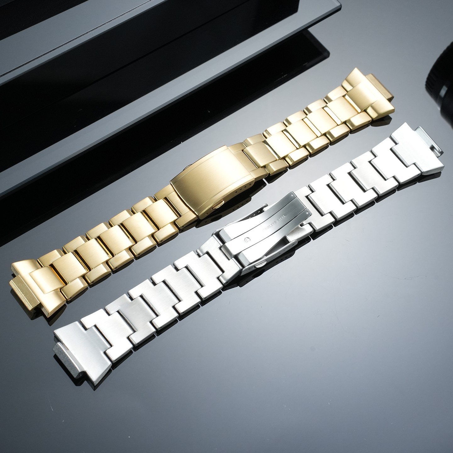 For Casio G-SHOCK GM-110 Watch Mod Kit GM110 Steel Watch Case Metal Strap Man