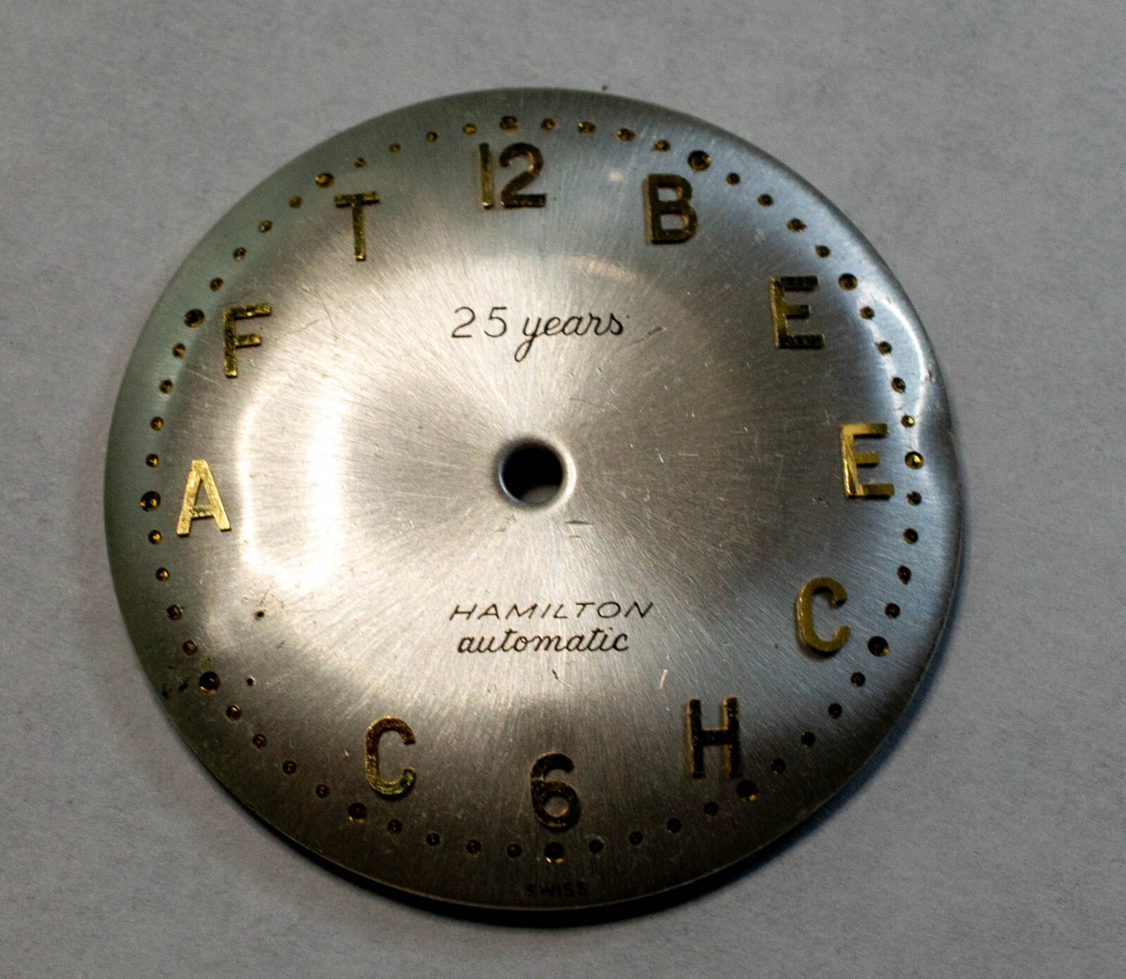 Hamilton 827 ETA 2789-1 25 years Dial 29.3mm Parts, Repair
