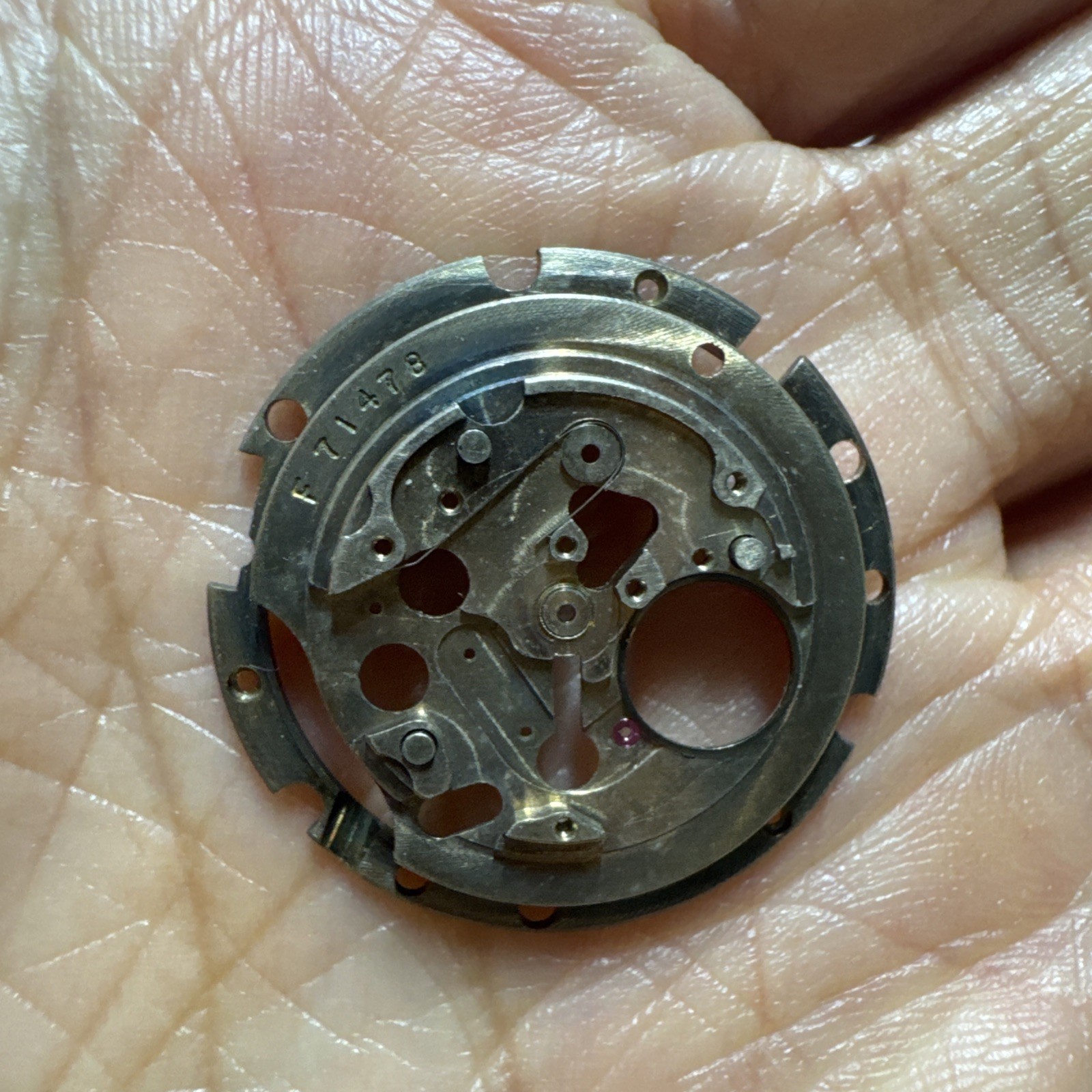 Rolex 635 Bubbleback Automatic Rotor Bridge Assembly Frame Serial F71478 5651