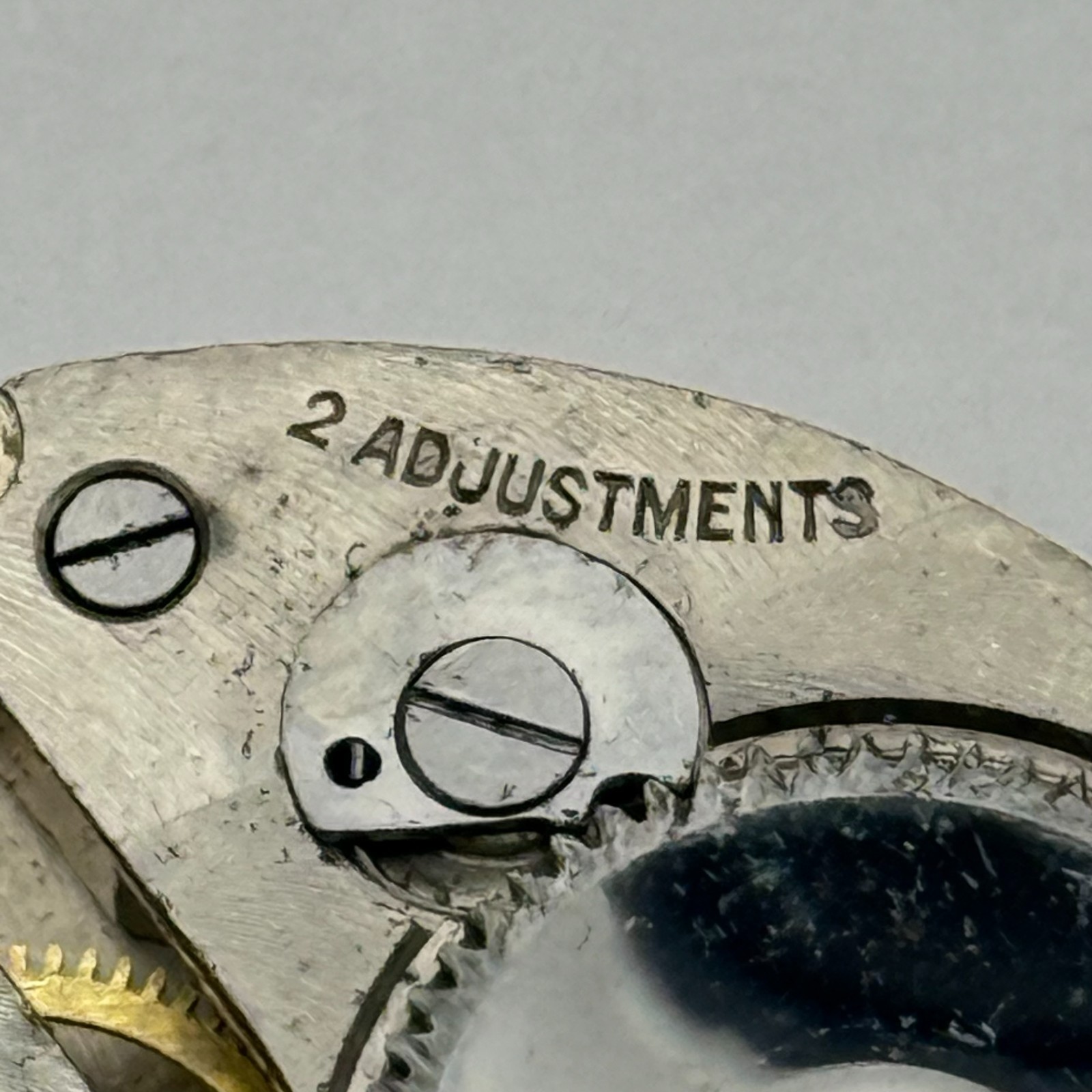 Fleurier Pocket Watch Movement Open Face Sub Seconds 7 Jewels 2 Adj Parts 41mm