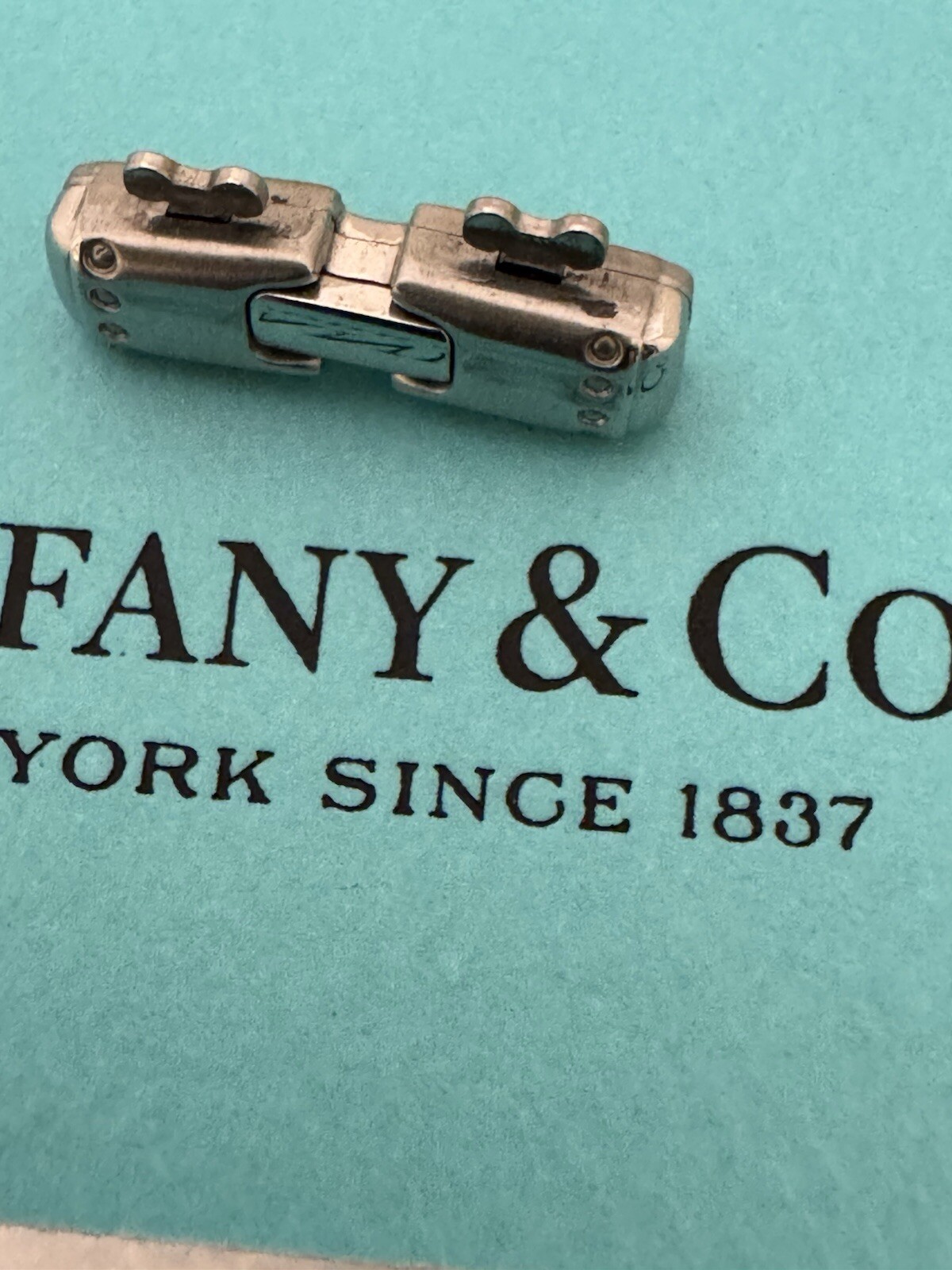 Tiffany & Co WATCH LINK STREAM AMERICA WATCH SERIES 20 MM Sterling Silver SWISS