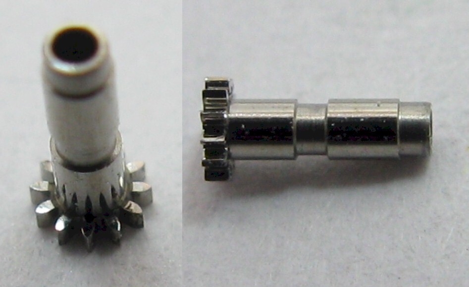 LeCoultre 825 watch movement part: cannon pinion h = 3.3 mm