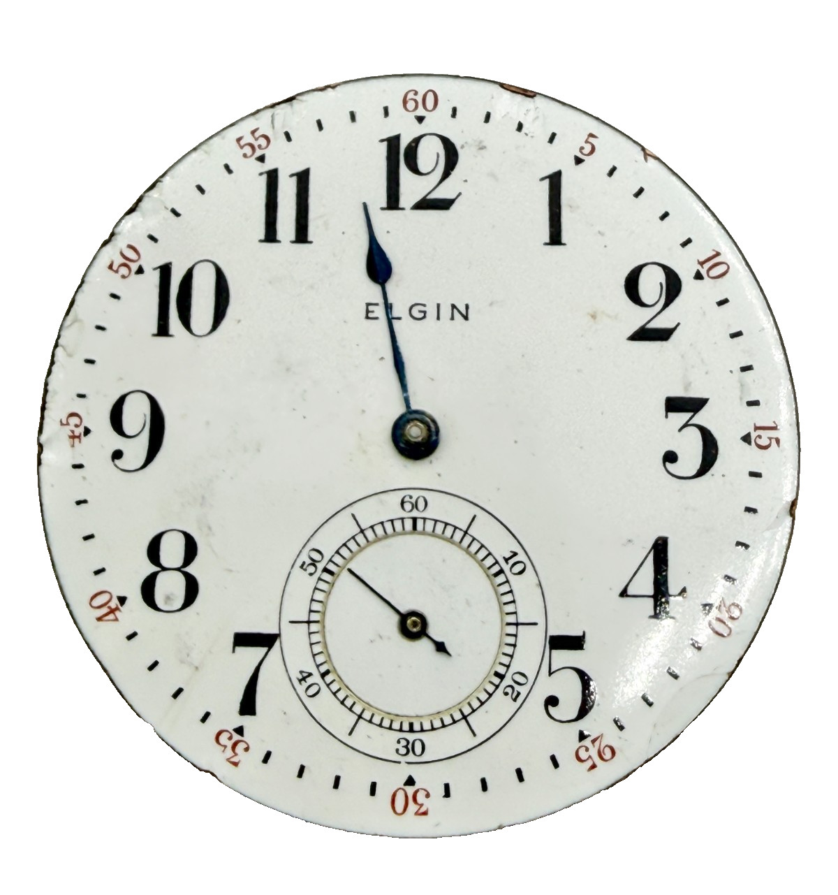Antique 1915 6s Elgin Grade 289 Pocket Watch Movement