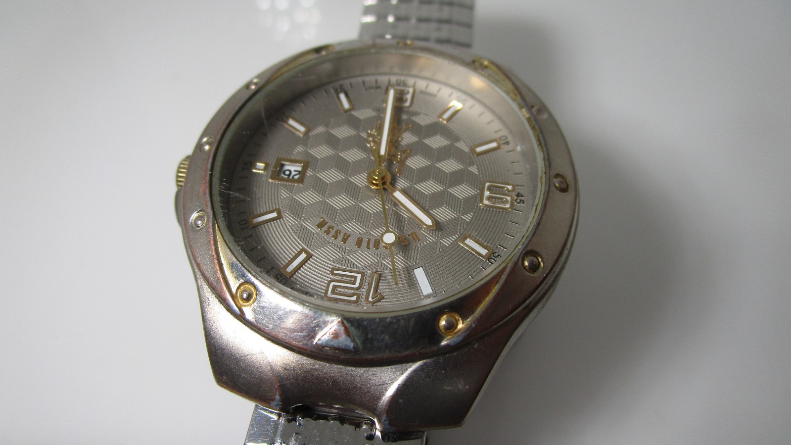 US Polo Assn USC80054 Quartz Man Stainless Watch for Parts