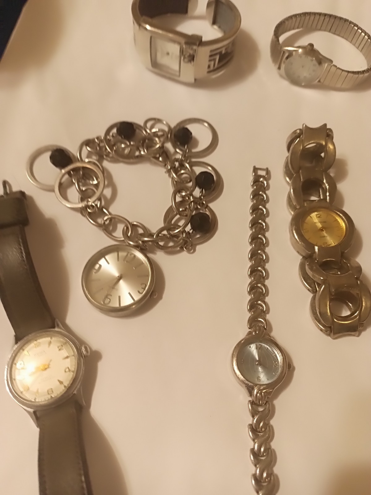 12 Vintage Watch Lot For Parts