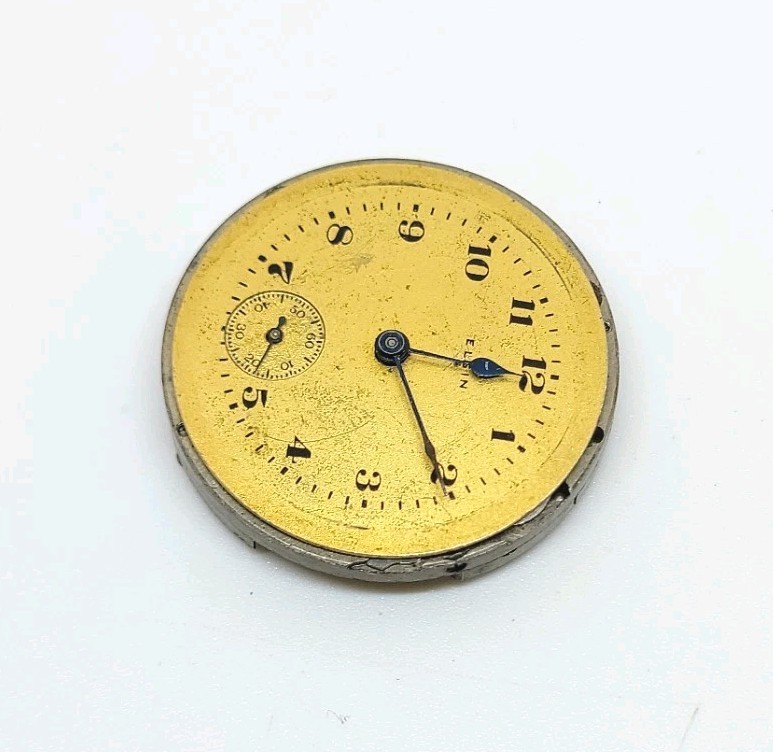 1921 Elgin Model 3 Grade 463 7J 3/0s Mechanical Pocket Watch Movement For Repair